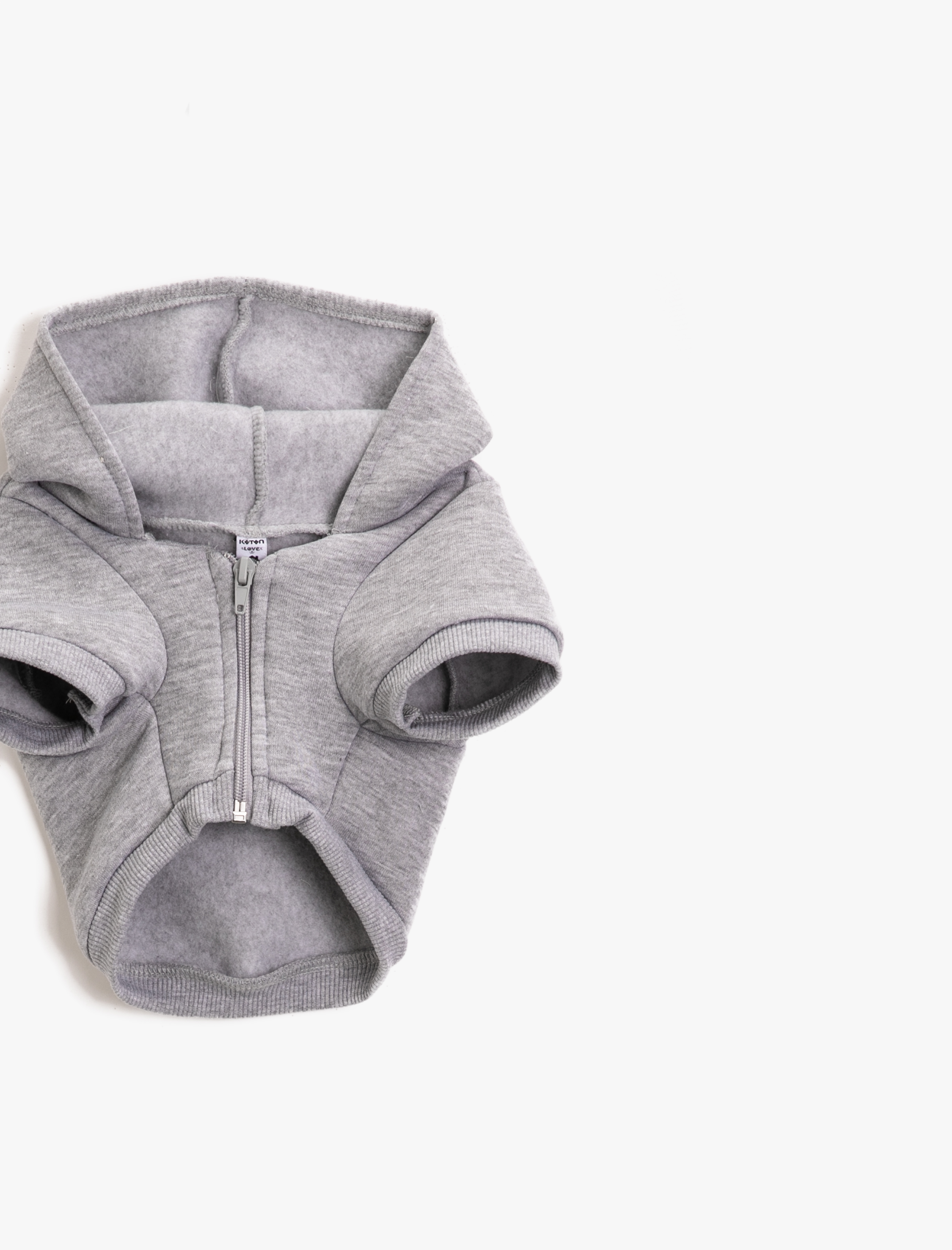   Kapüşonlu Yazılı Baskılı Köpek Sweatshirt