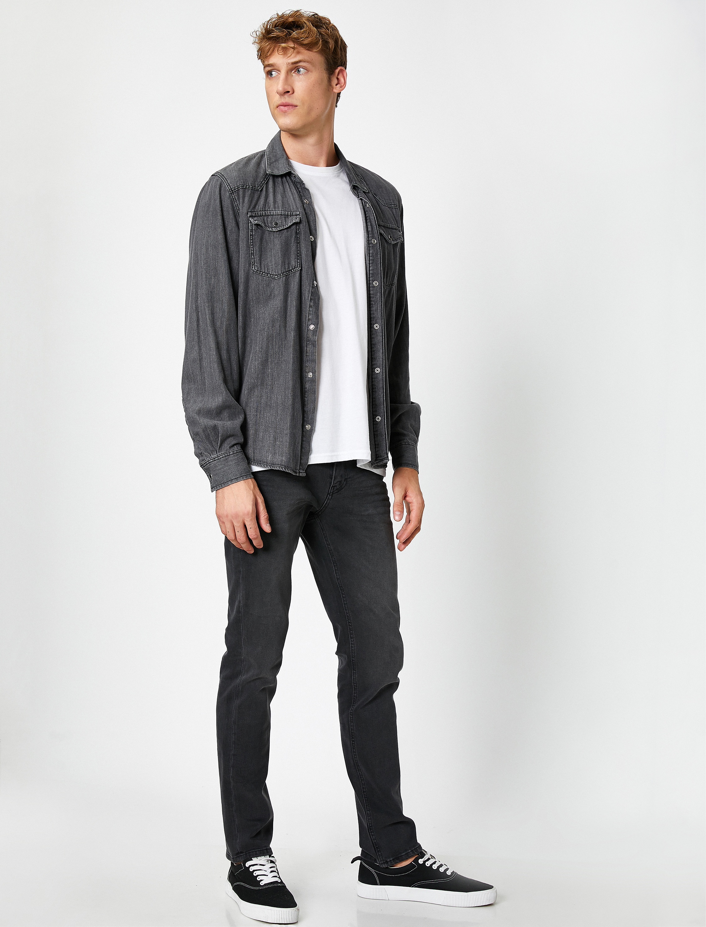   Slim Fit Kot Pantolon - Brad Jean