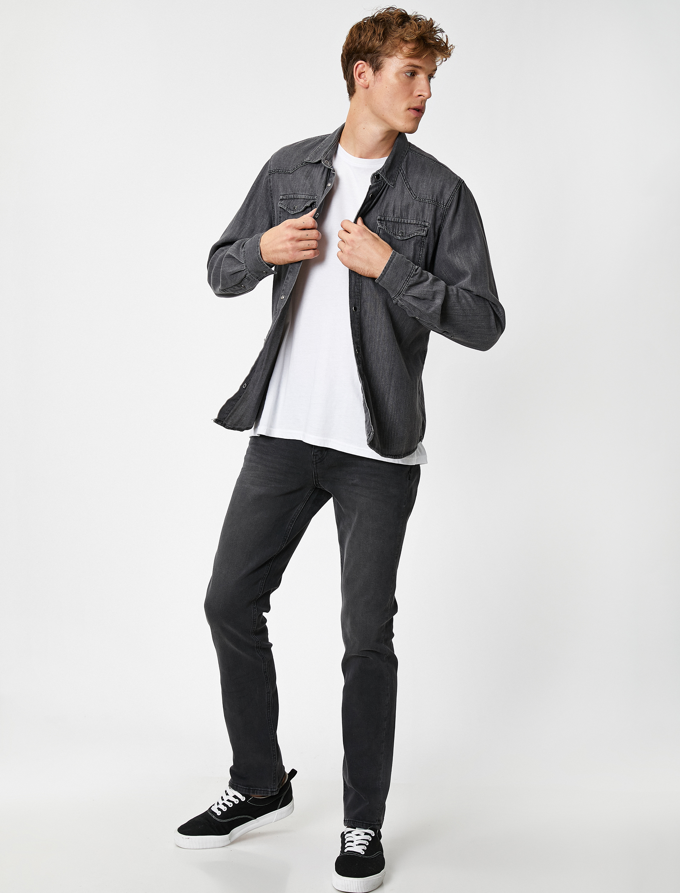   Slim Fit Kot Pantolon - Brad Jean