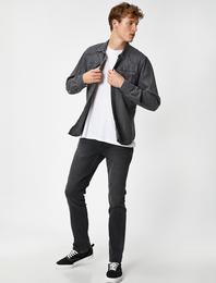 Slim Fit Kot Pantolon - Brad Jean