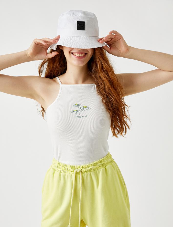  Papatya Baskılı Atlet