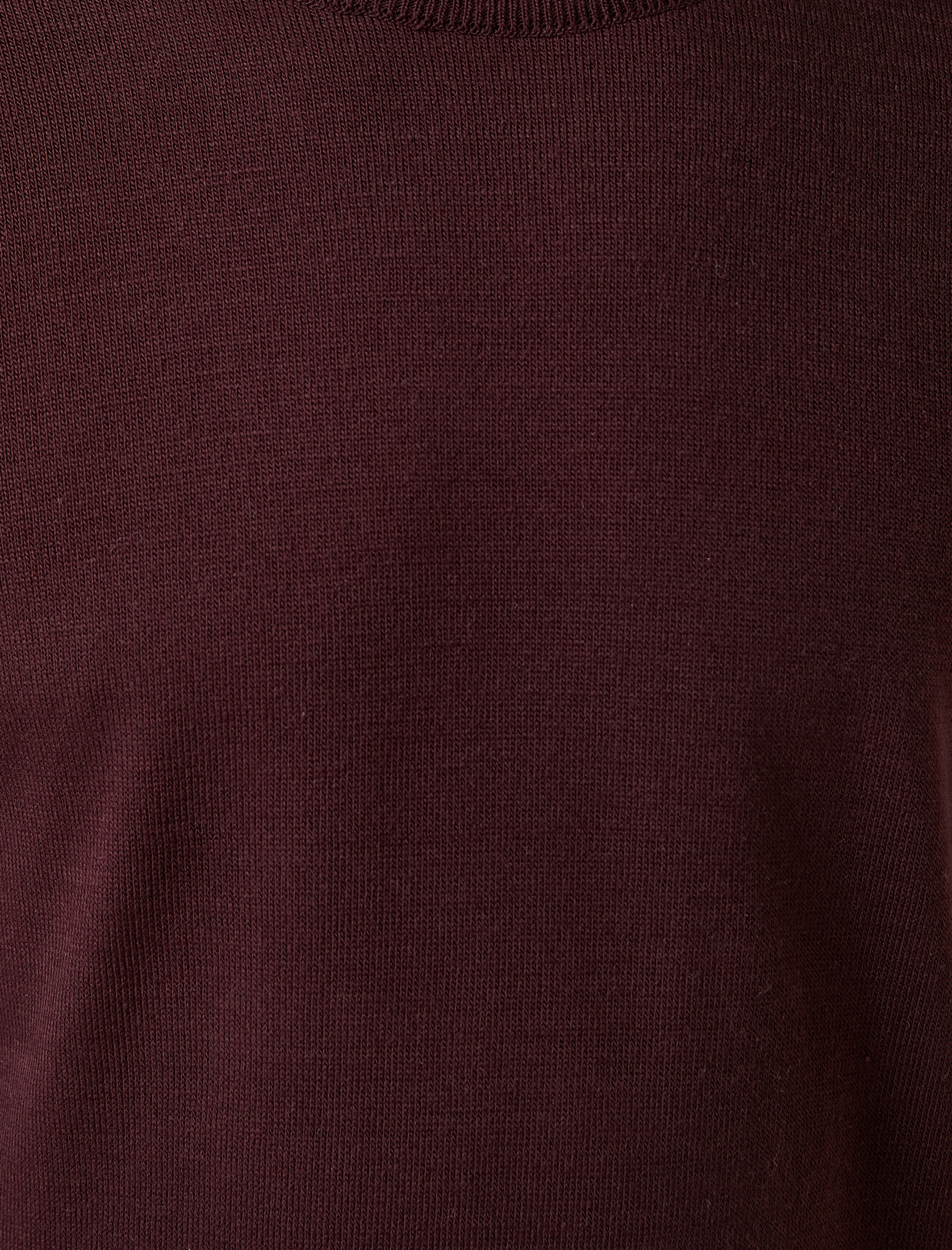   Basic Triko Kazak Bisiklet Yaka Uzun Kollu