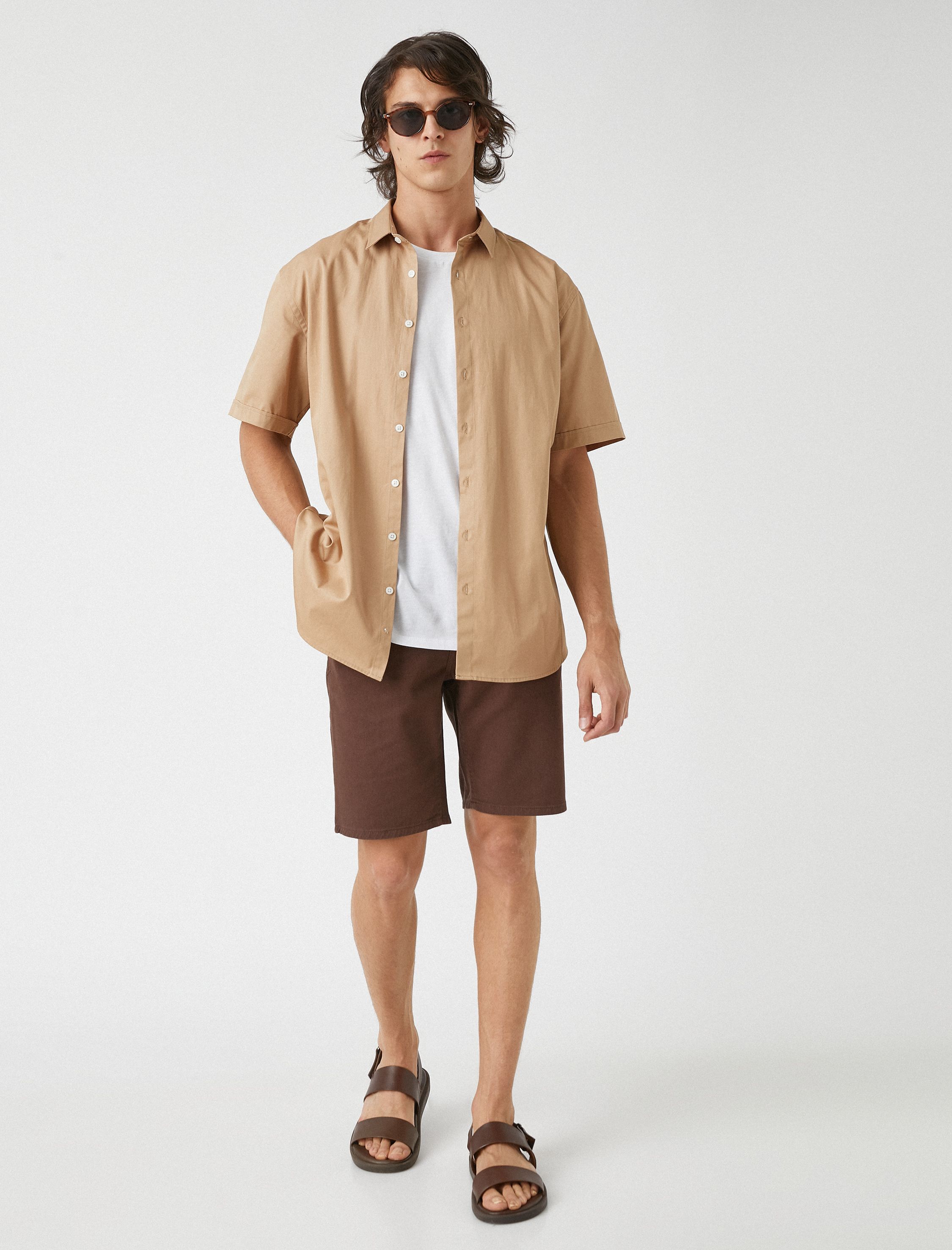   5 Cep Gabardin Şort