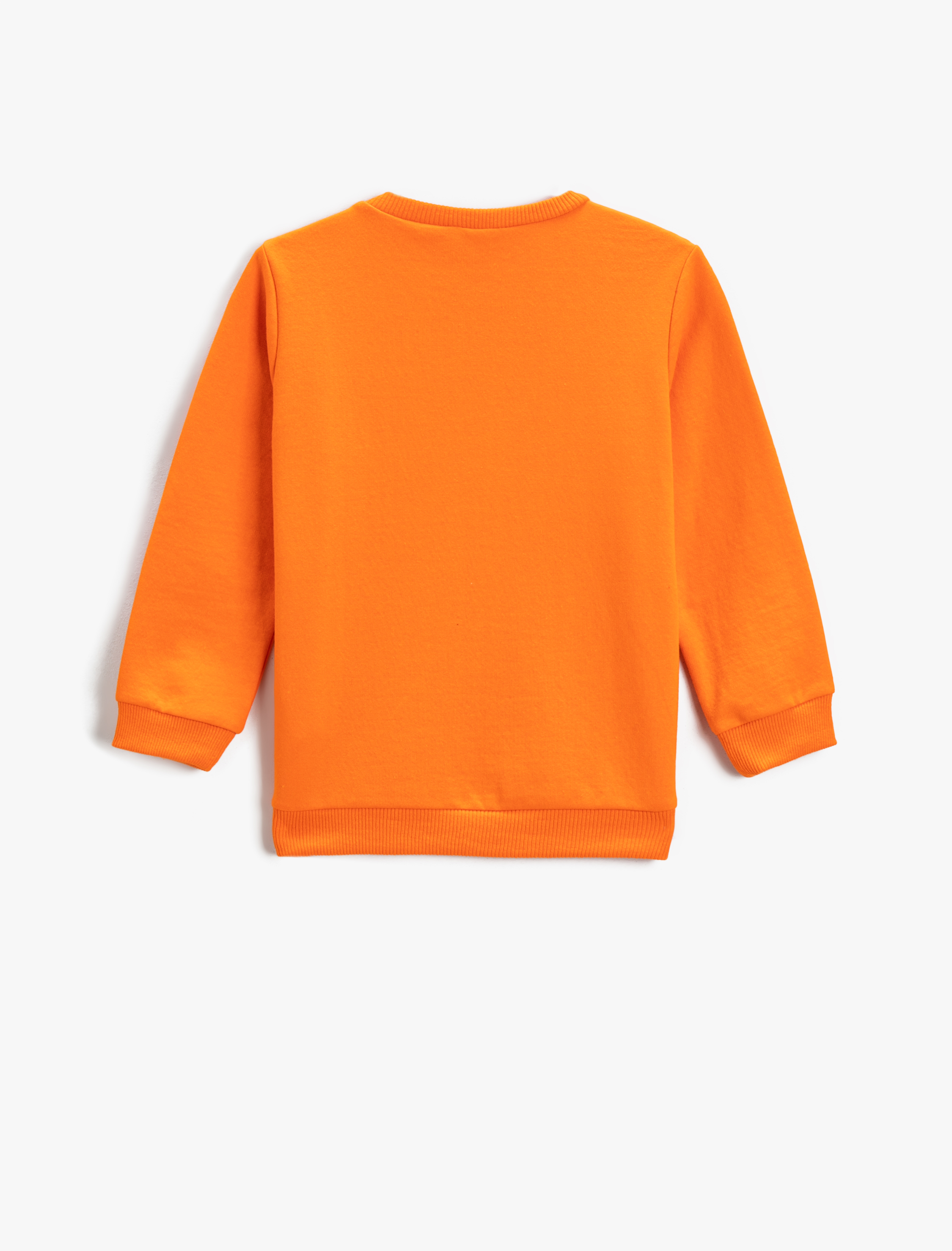  Erkek Çocuk Sweatshirt Uzun Kollu Baskılı Bisiklet Yaka