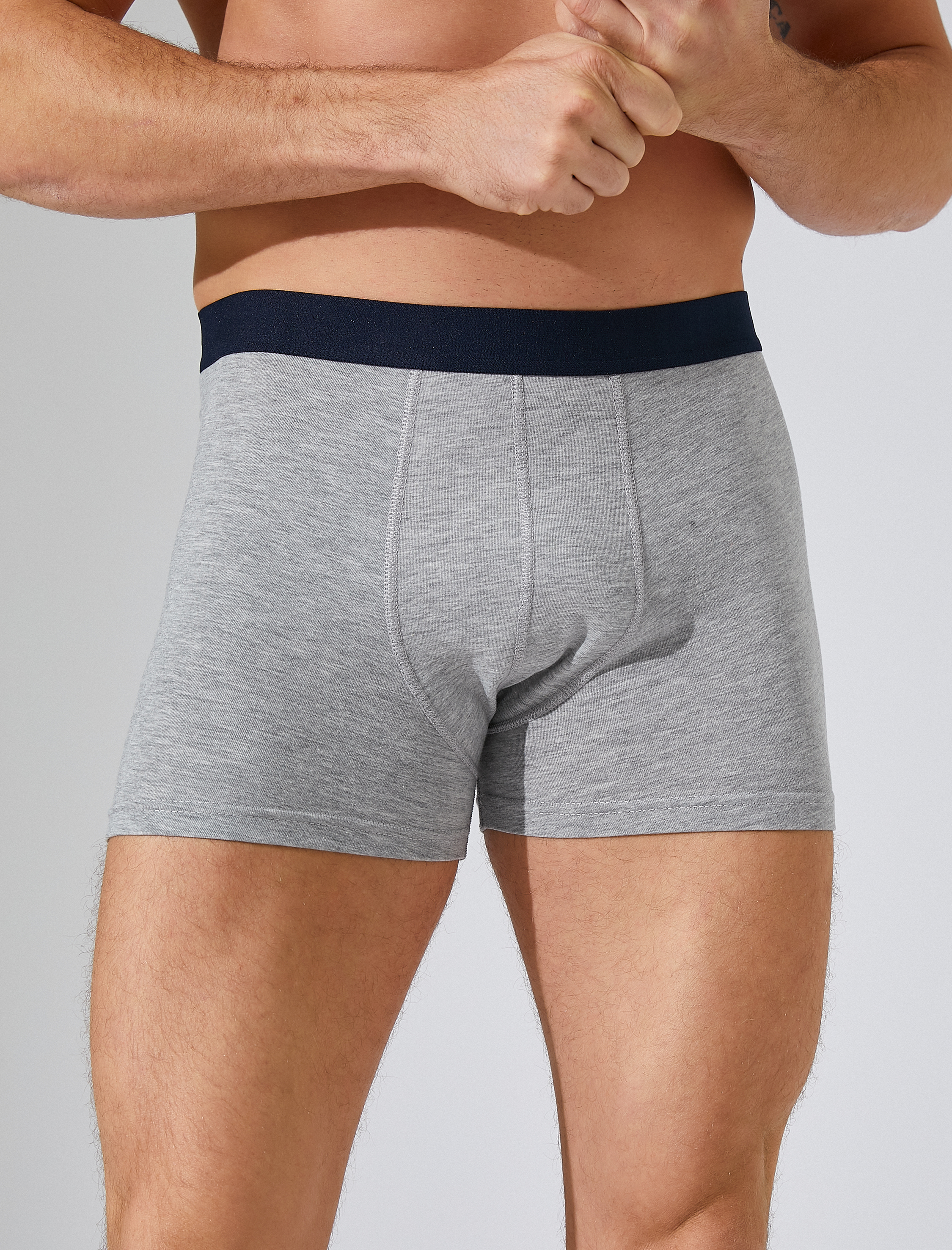   Pamuklu Desenli 3'lü Şort