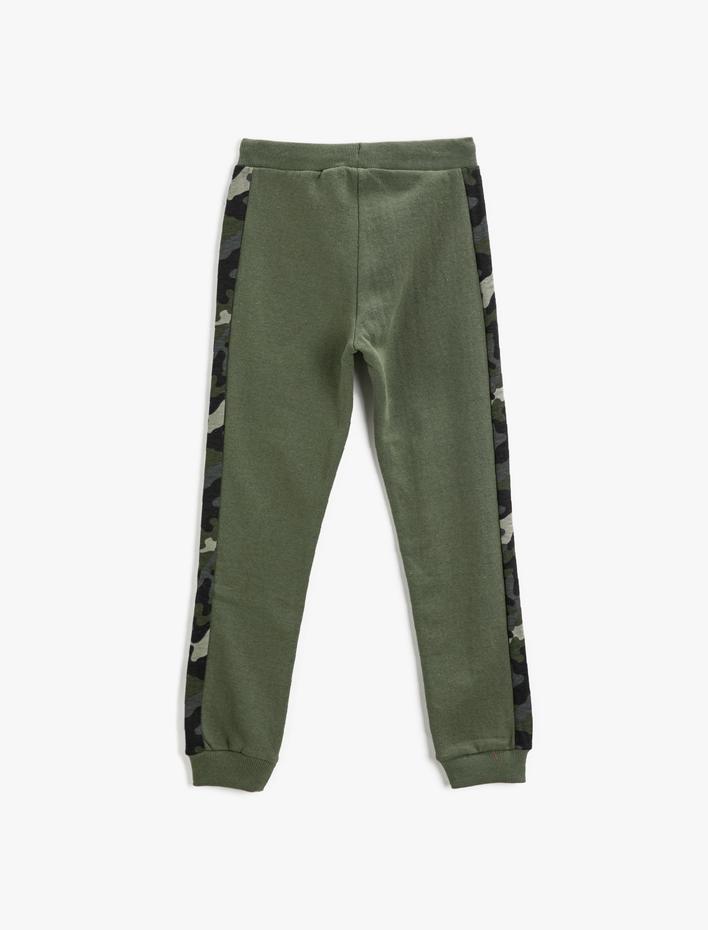 Erkek Çocuk Batman Lisanslı Baskılı Jogger Eşofman Altı Kamuflaj Detaylı