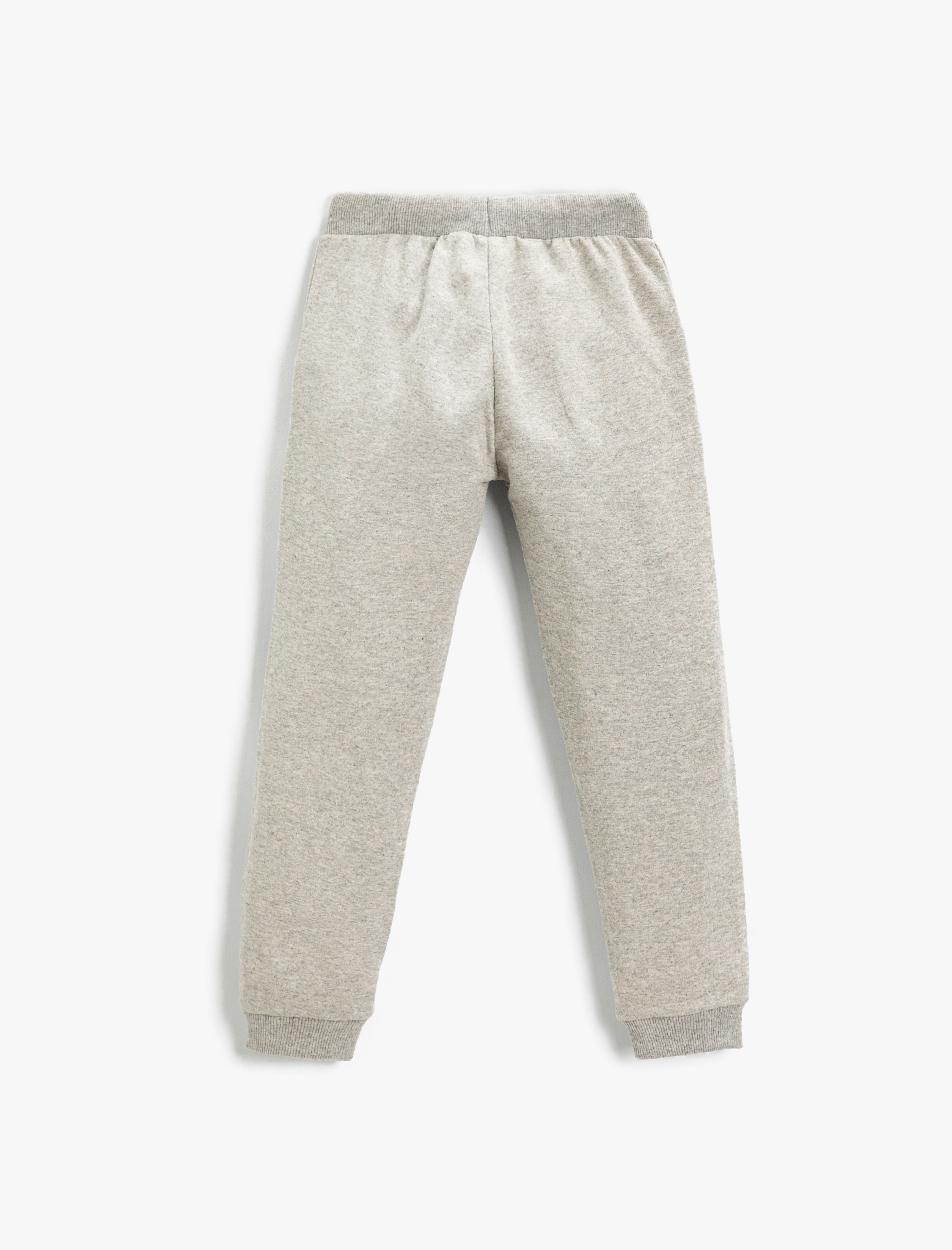  Erkek Çocuk Slogan Baskılı Jogger Eşofman Altı Beli Bağcıklı Cepli