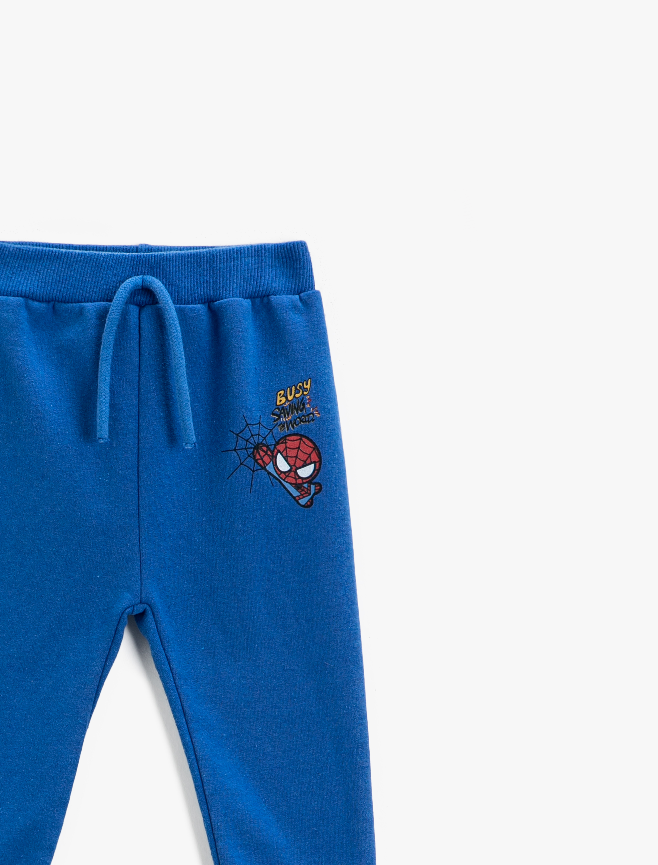 Erkek Bebek Spider Man Baskılı Jogger Eşofman Altı Lisanslı