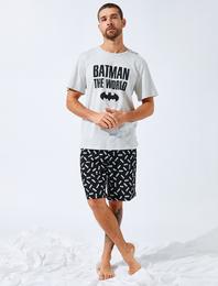 Baskılı Pijama Seti Batman Lisanslı