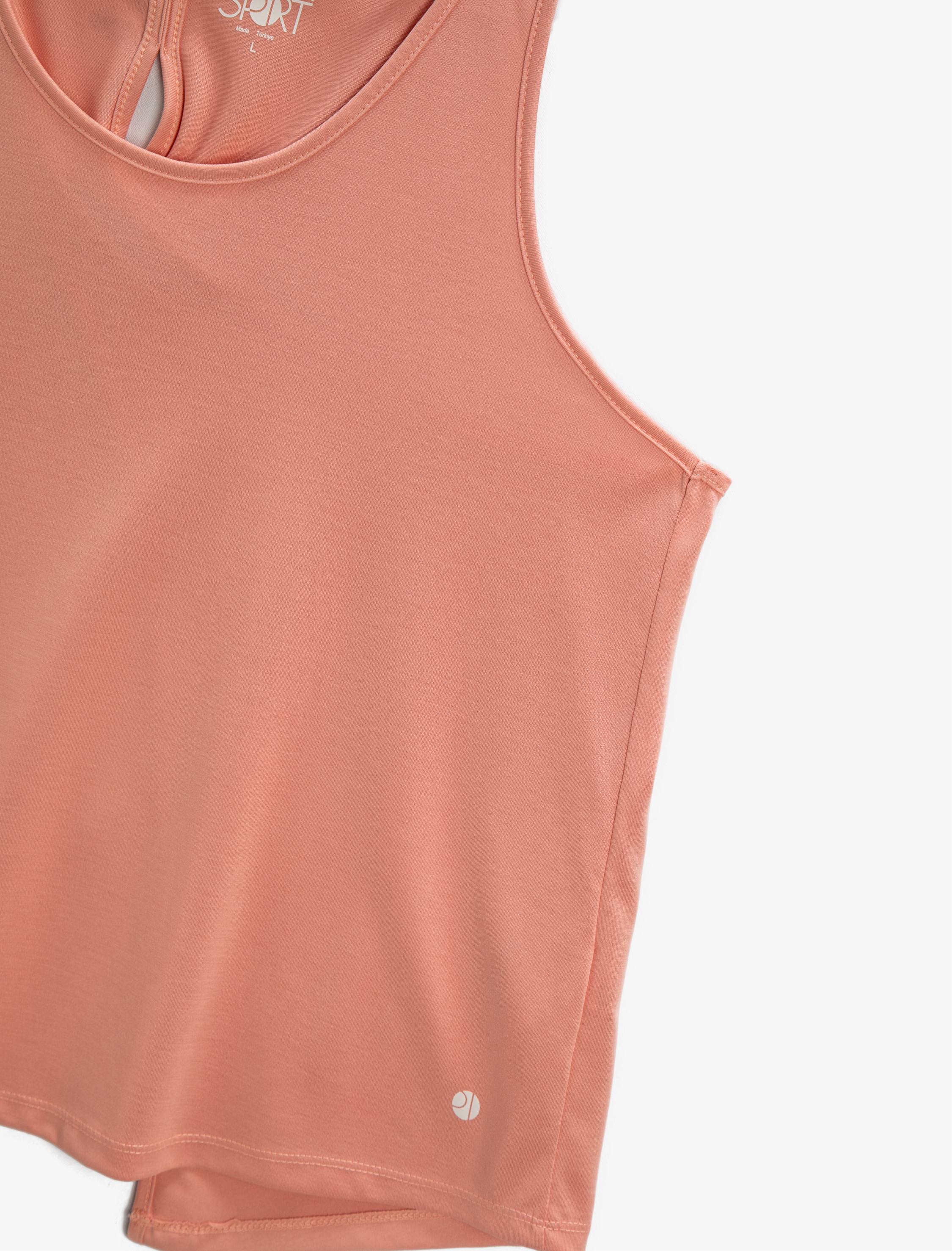 Sırtı Çapraz Detaylı Spor Atlet Modal Karışımlı