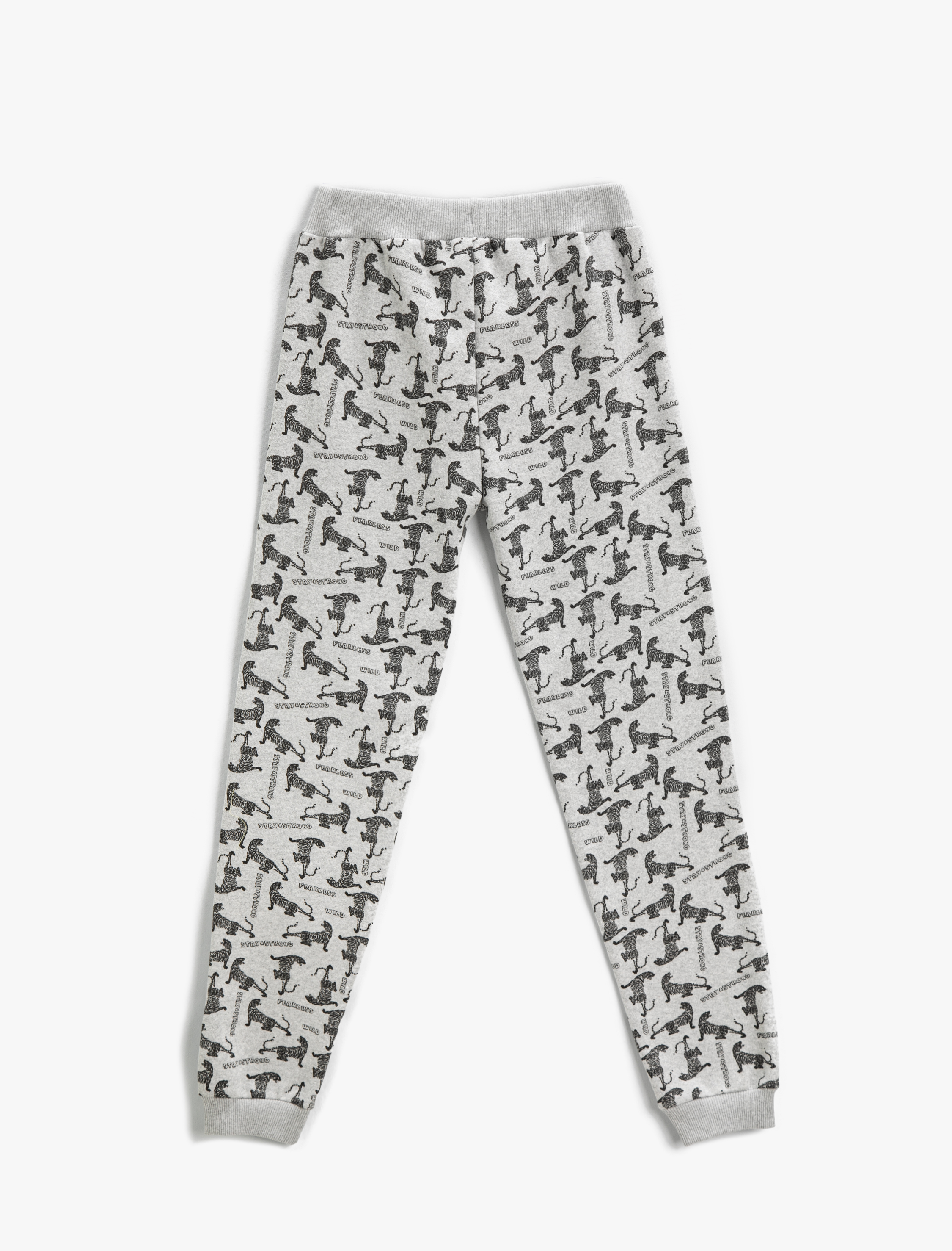  Erkek Çocuk Baskılı Jogger Eşofman Altı Elastik Bel Bantlı