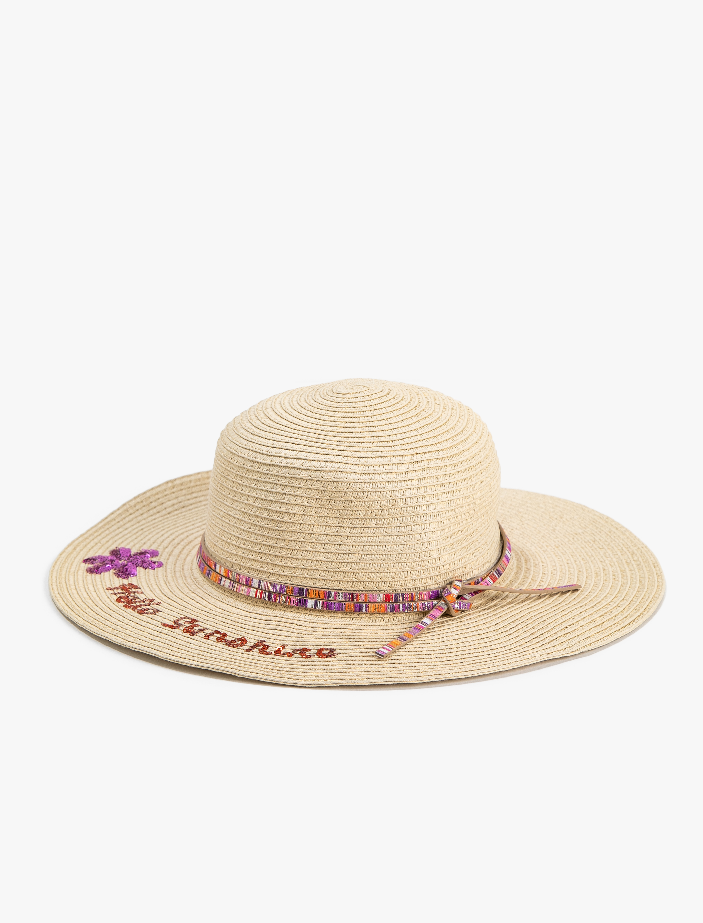  Kız Çocuk Pul Detaylı Şapka