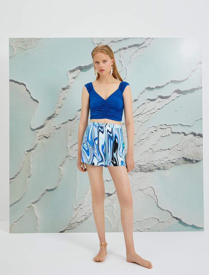  Koton X Şahika Ercümen - Drapeli Crop Atlet