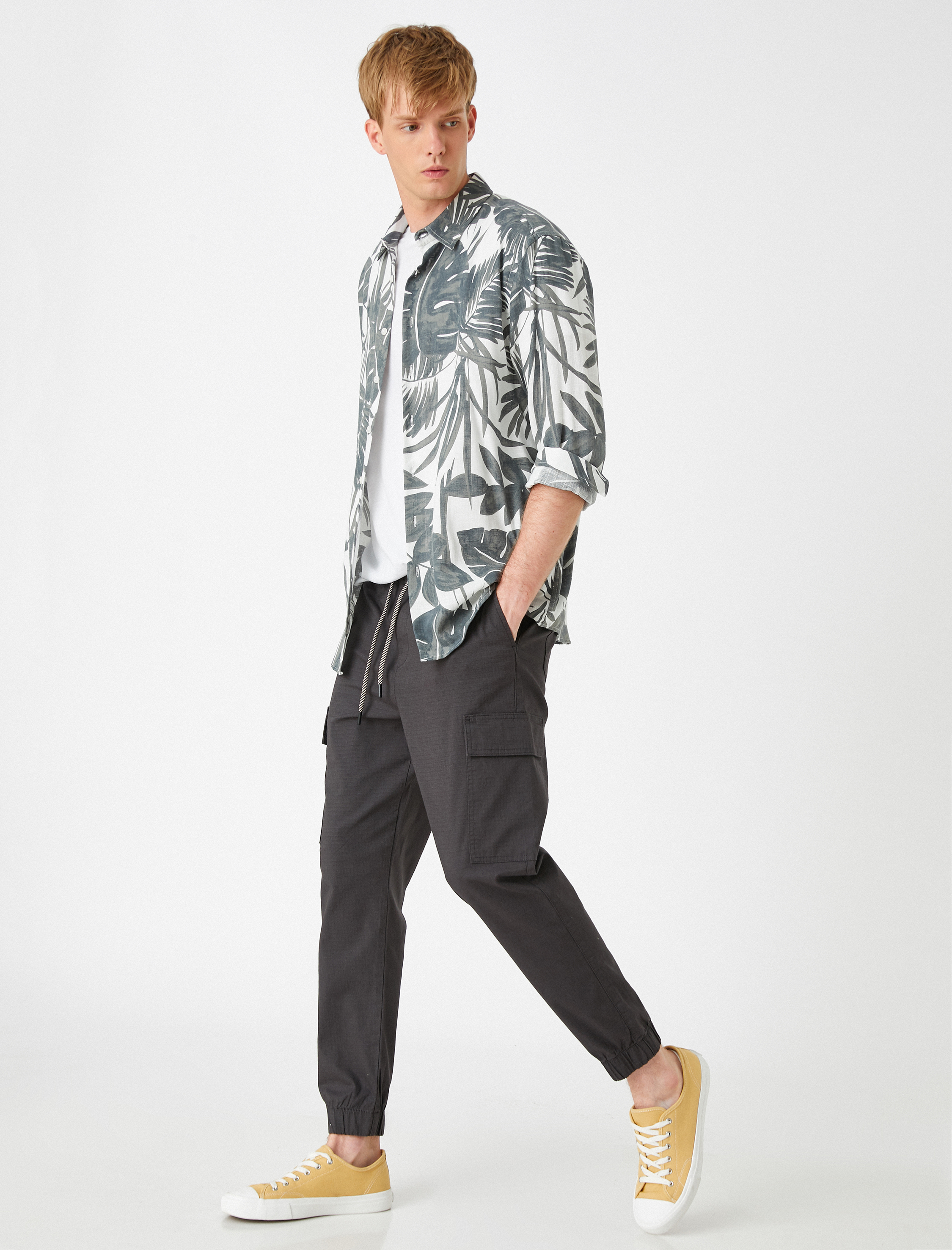   Bağcıklı Kargo Pantolon