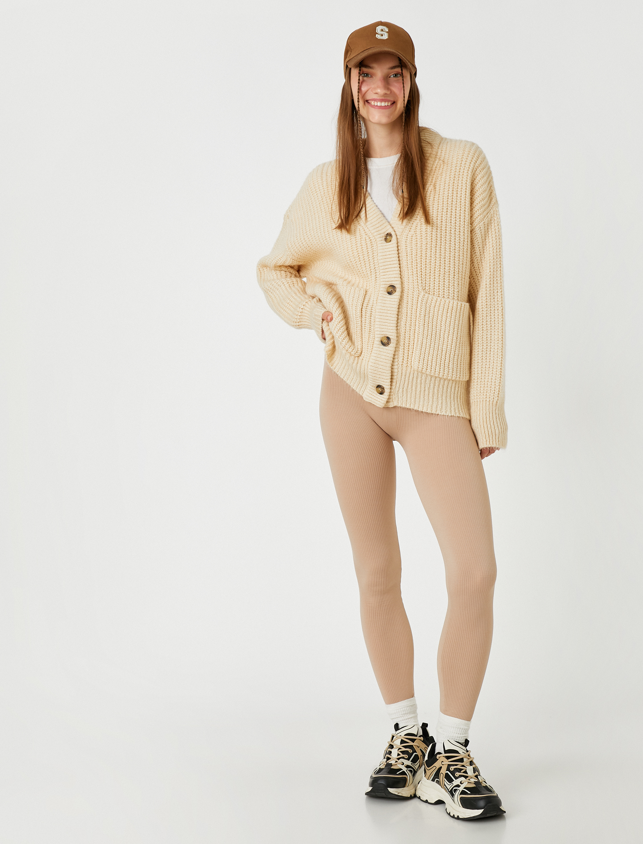   Yüksek Bel Basic Tayt