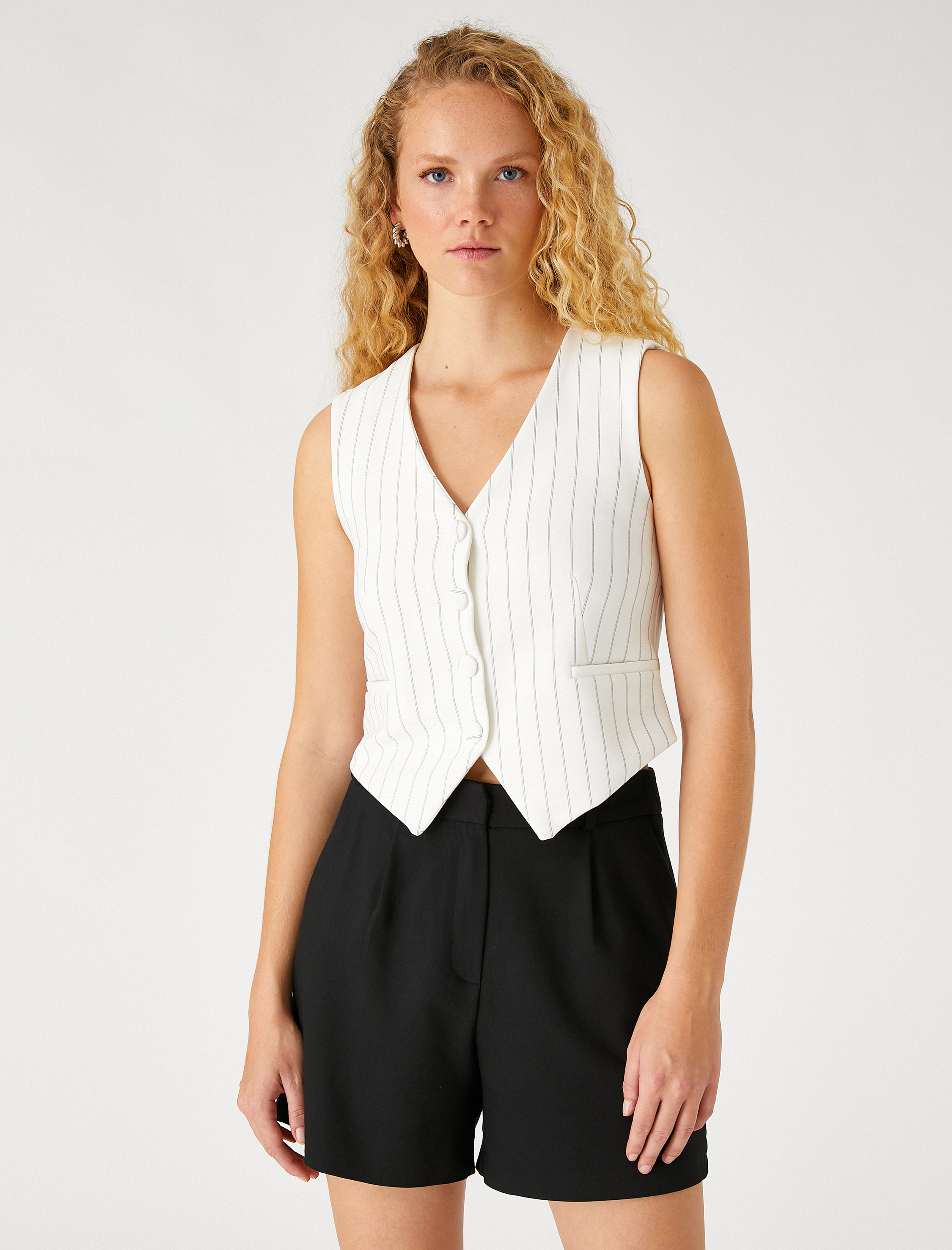   Düğmeli Cepken Yelek