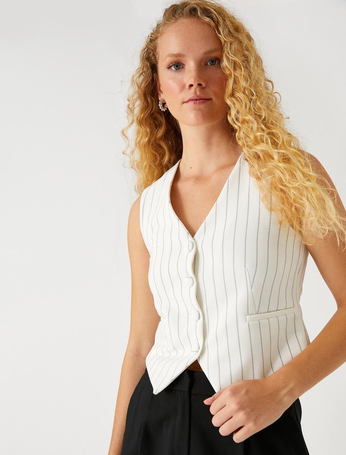  Düğmeli Cepken Yelek