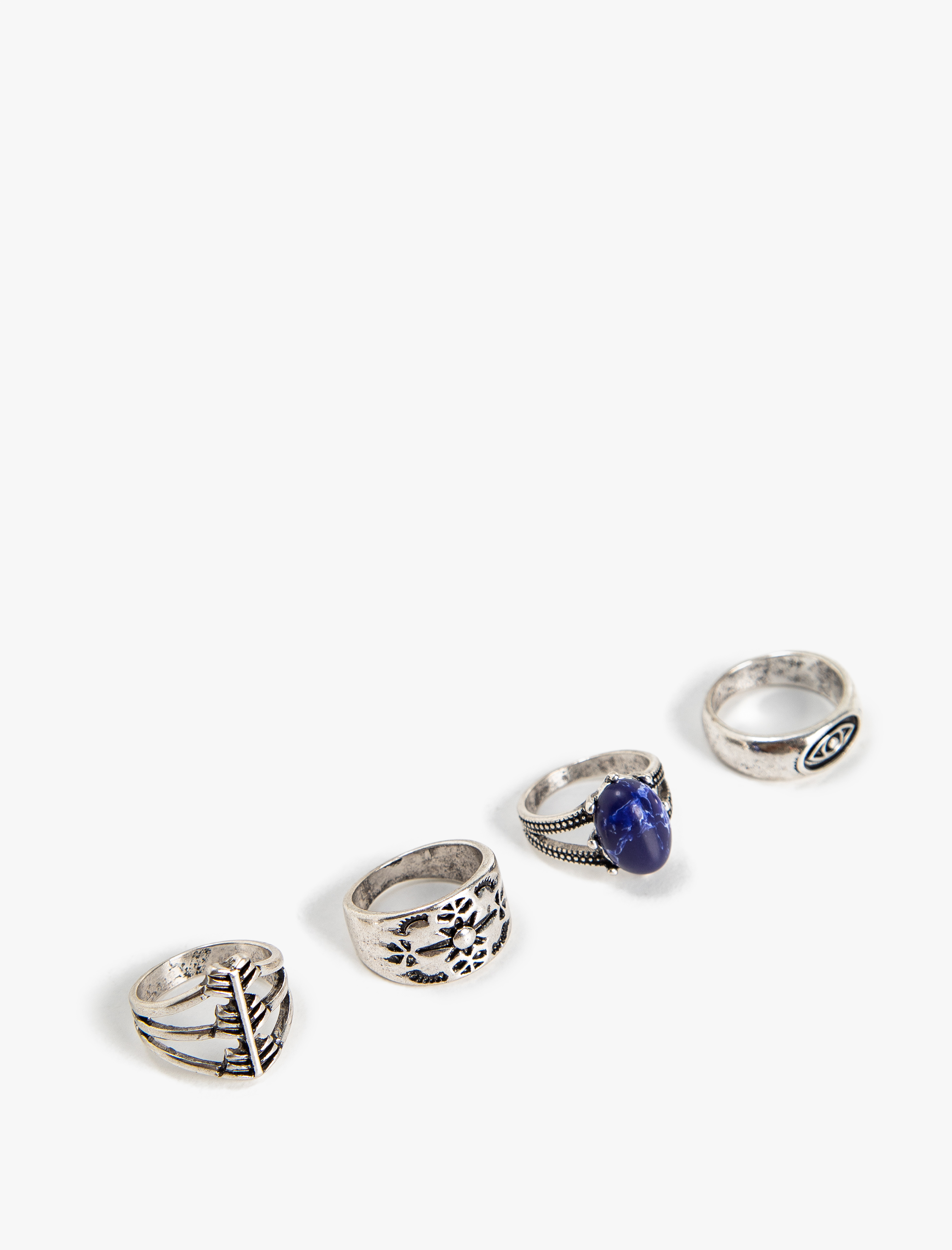  Kadın 4'lü Yüzük Seti