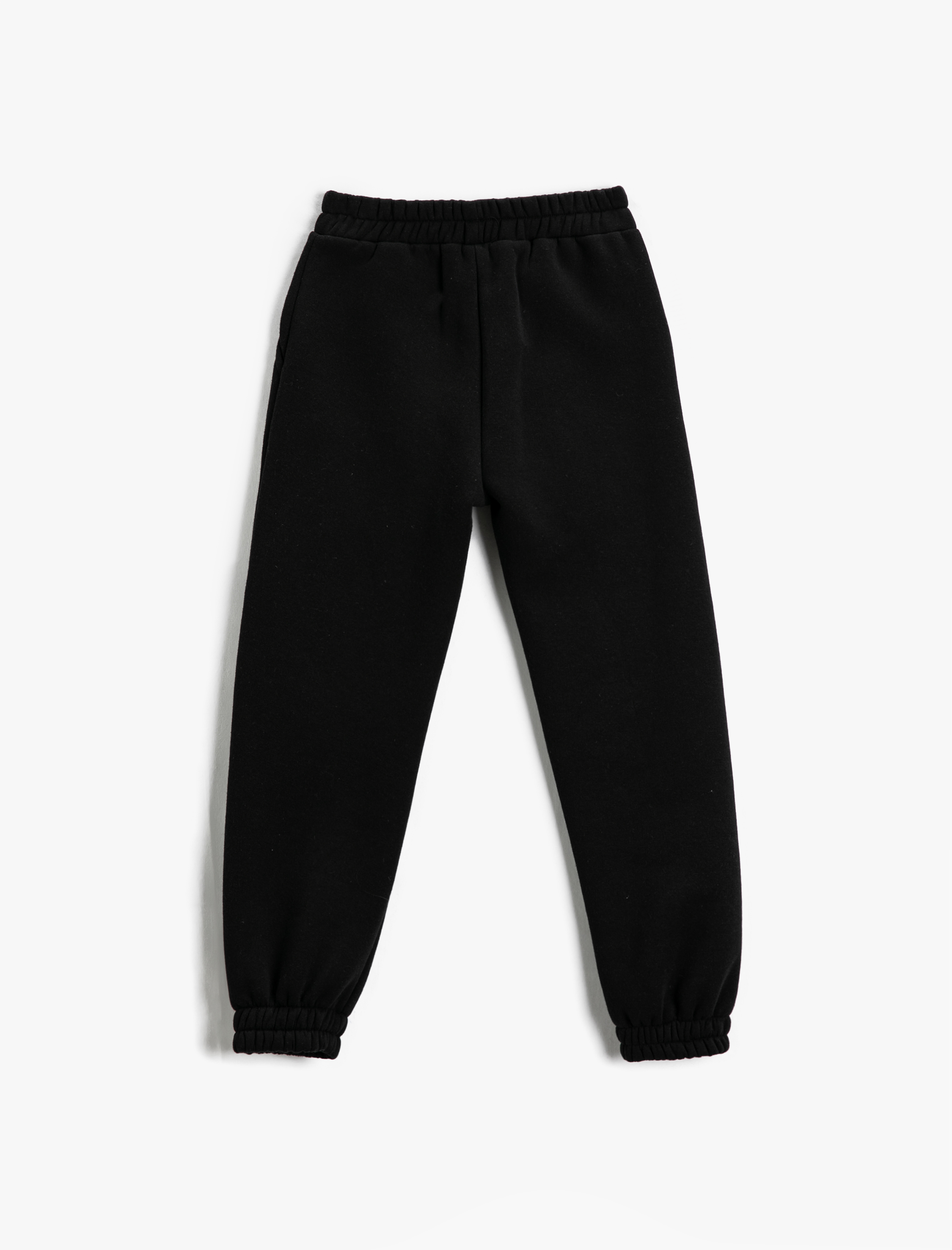  Kız Çocuk Baskılı Jogger Eşofman Altı Cepli