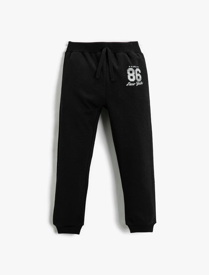 Kız Çocuk Baskı Detaylı Jogger Eşofman Altı