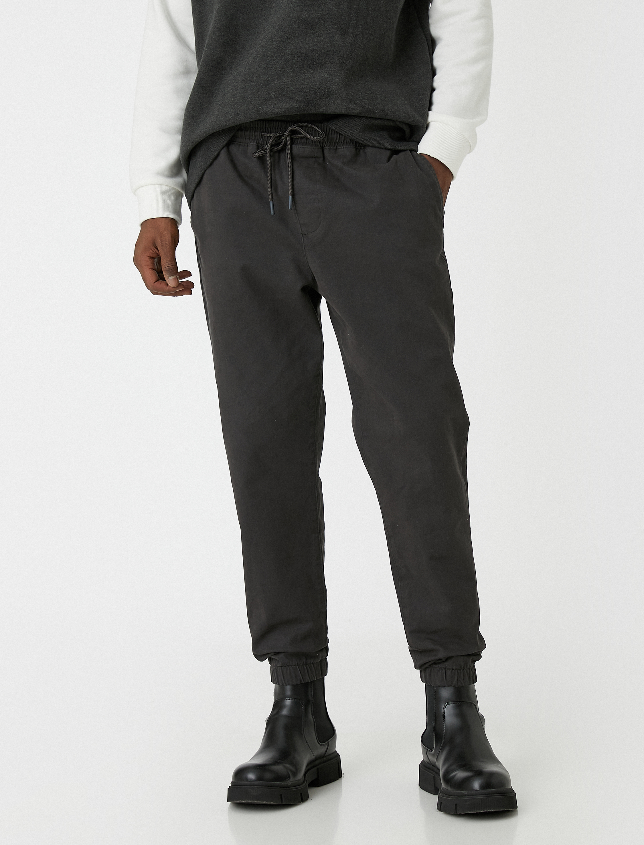   Basic Jogger Pantolon Beli Bağcıklı