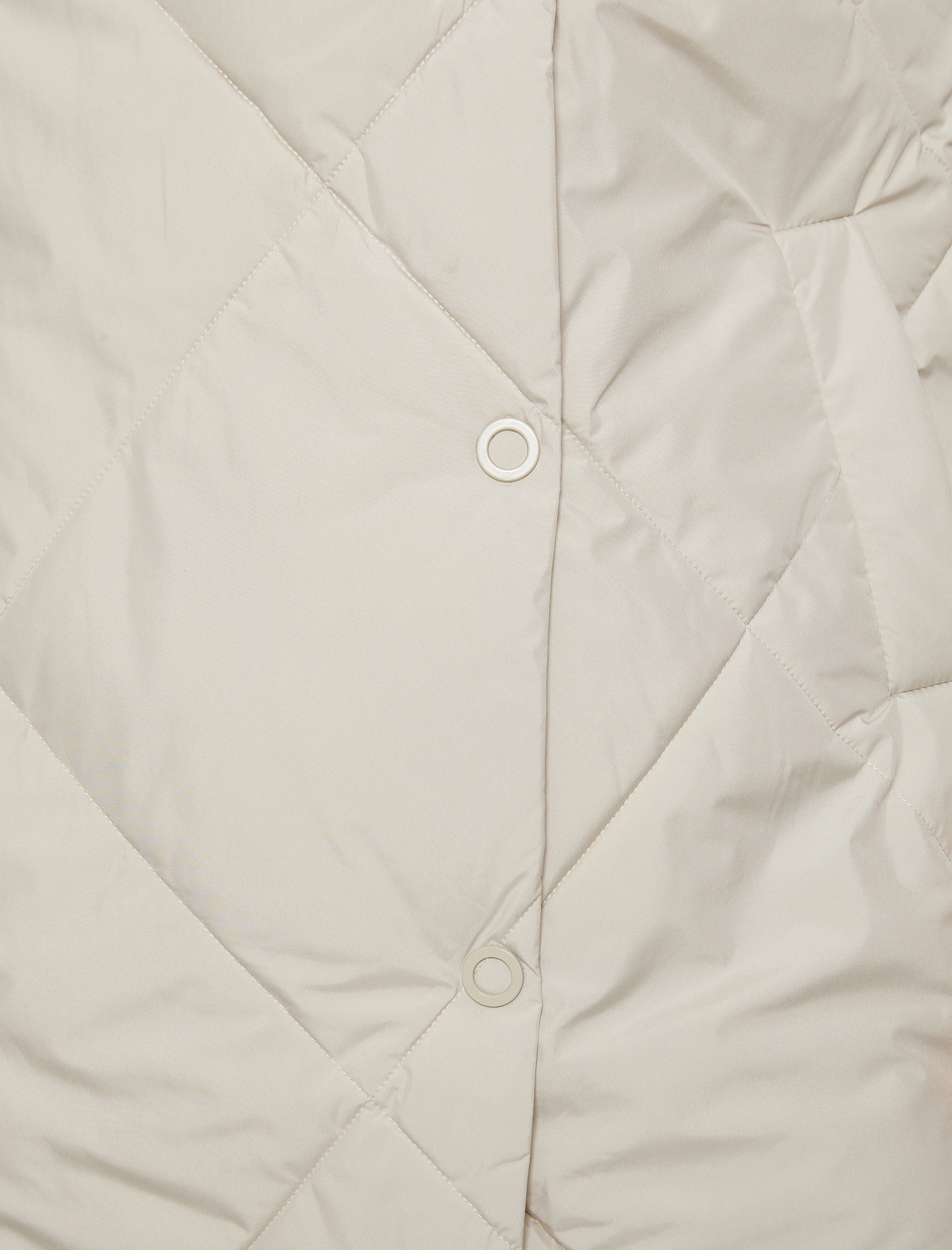 Dik Yaka Şişme Mont Çıtçıtlı