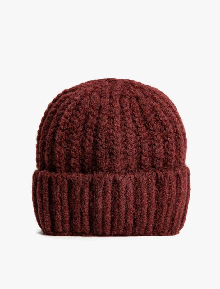 Kadın Basic Lastikli Örgü Bere