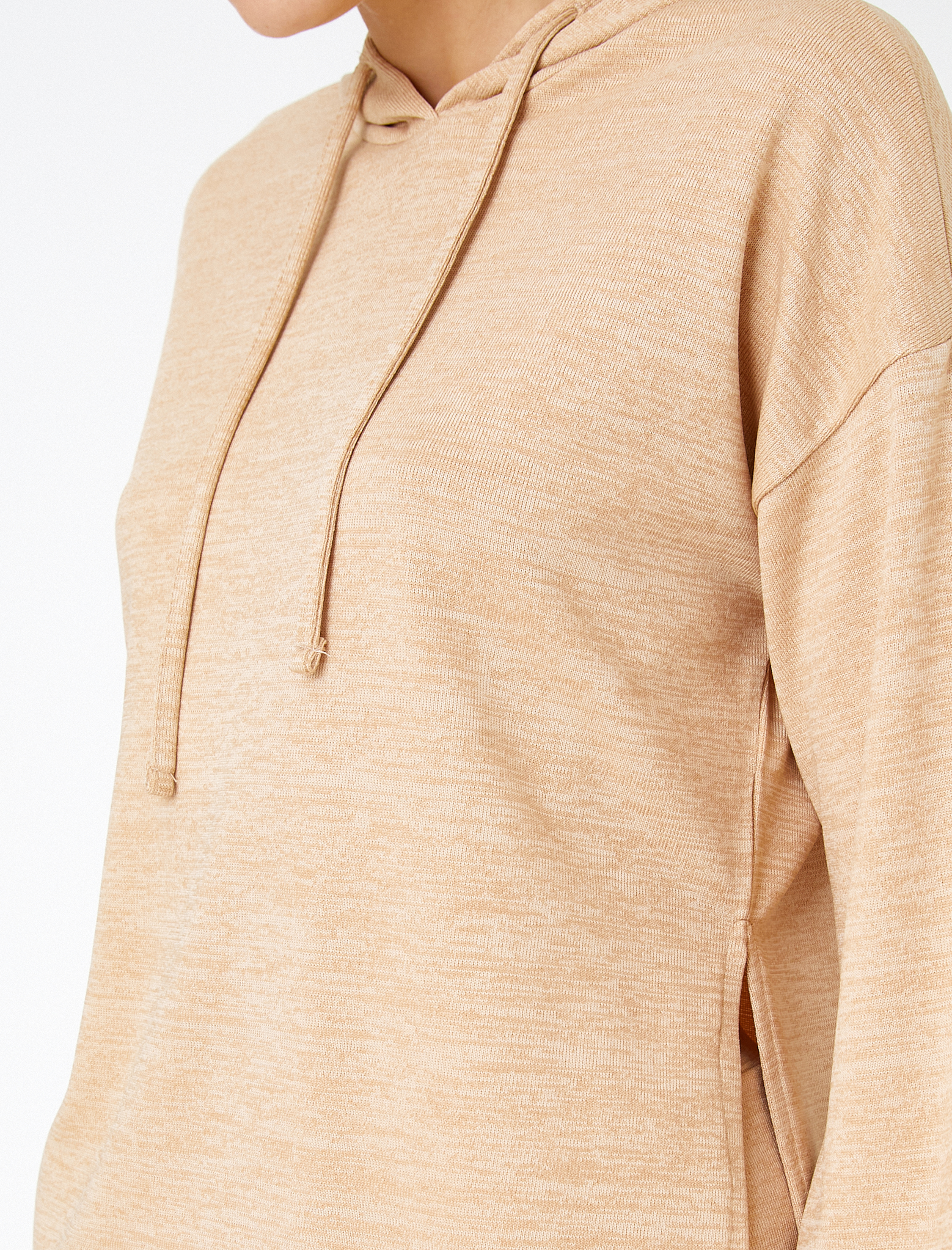   Kapüşonlu Sweatshirt Uzun Kollu