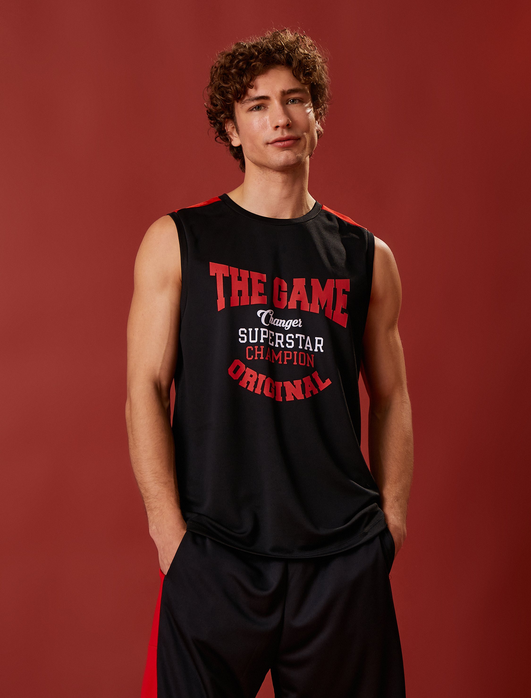   Kolej Atlet Bisiklet Yaka Baskılı Nefes Alan Kumaş