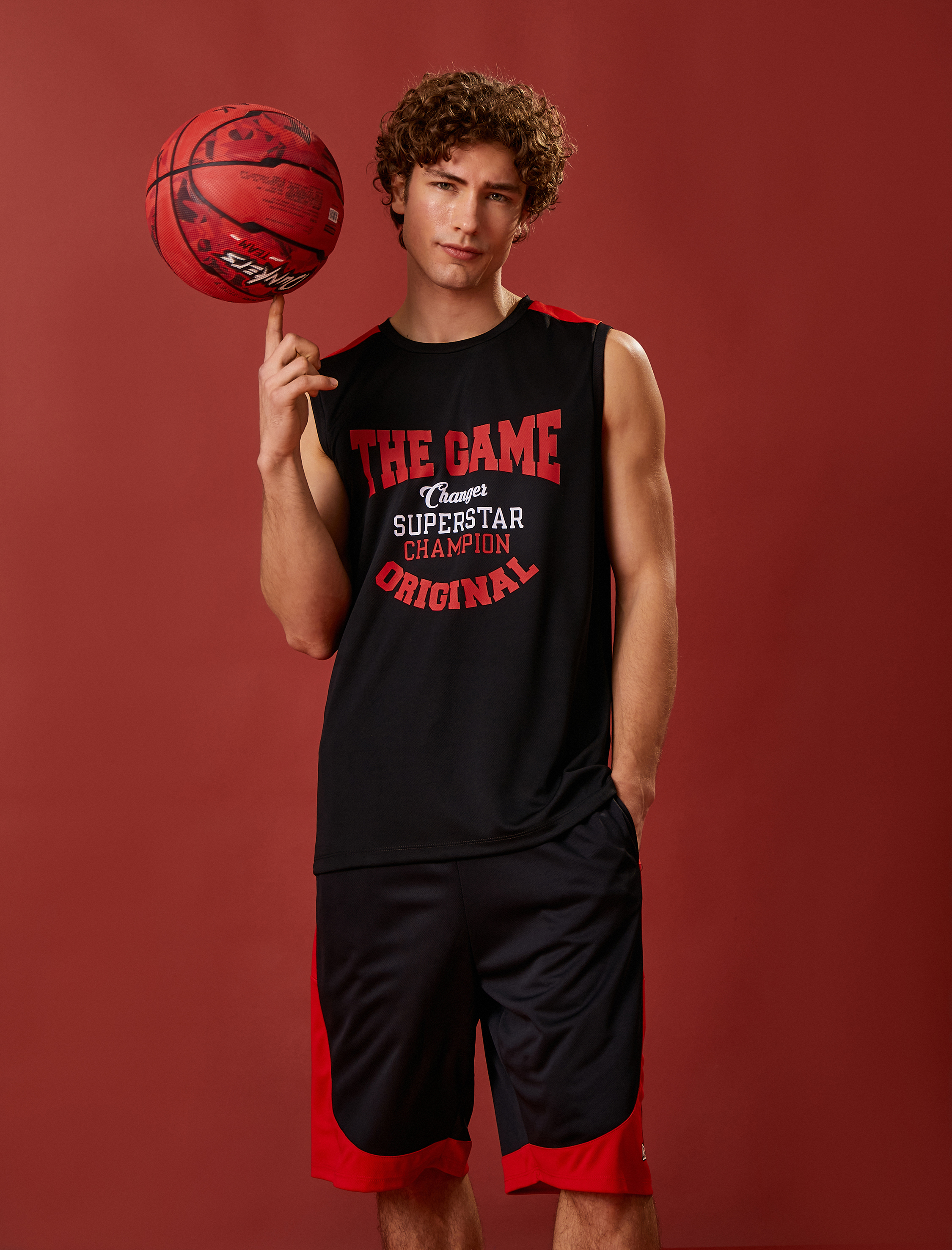   Kolej Atlet Bisiklet Yaka Baskılı Nefes Alan Kumaş