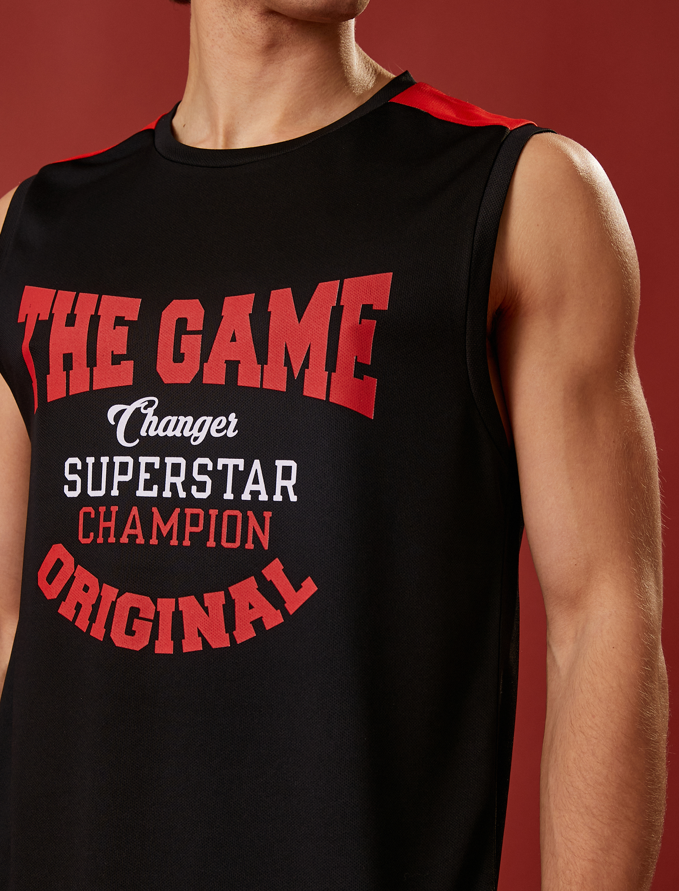   Kolej Atlet Bisiklet Yaka Baskılı Nefes Alan Kumaş