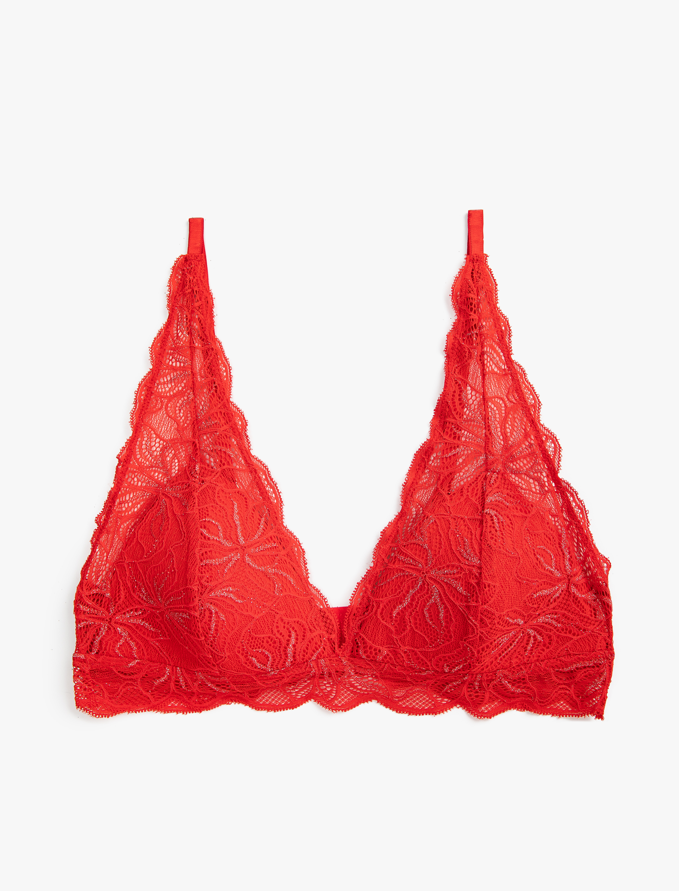   Sütyen Dantelli Dolgusuz Kaplı Balenli