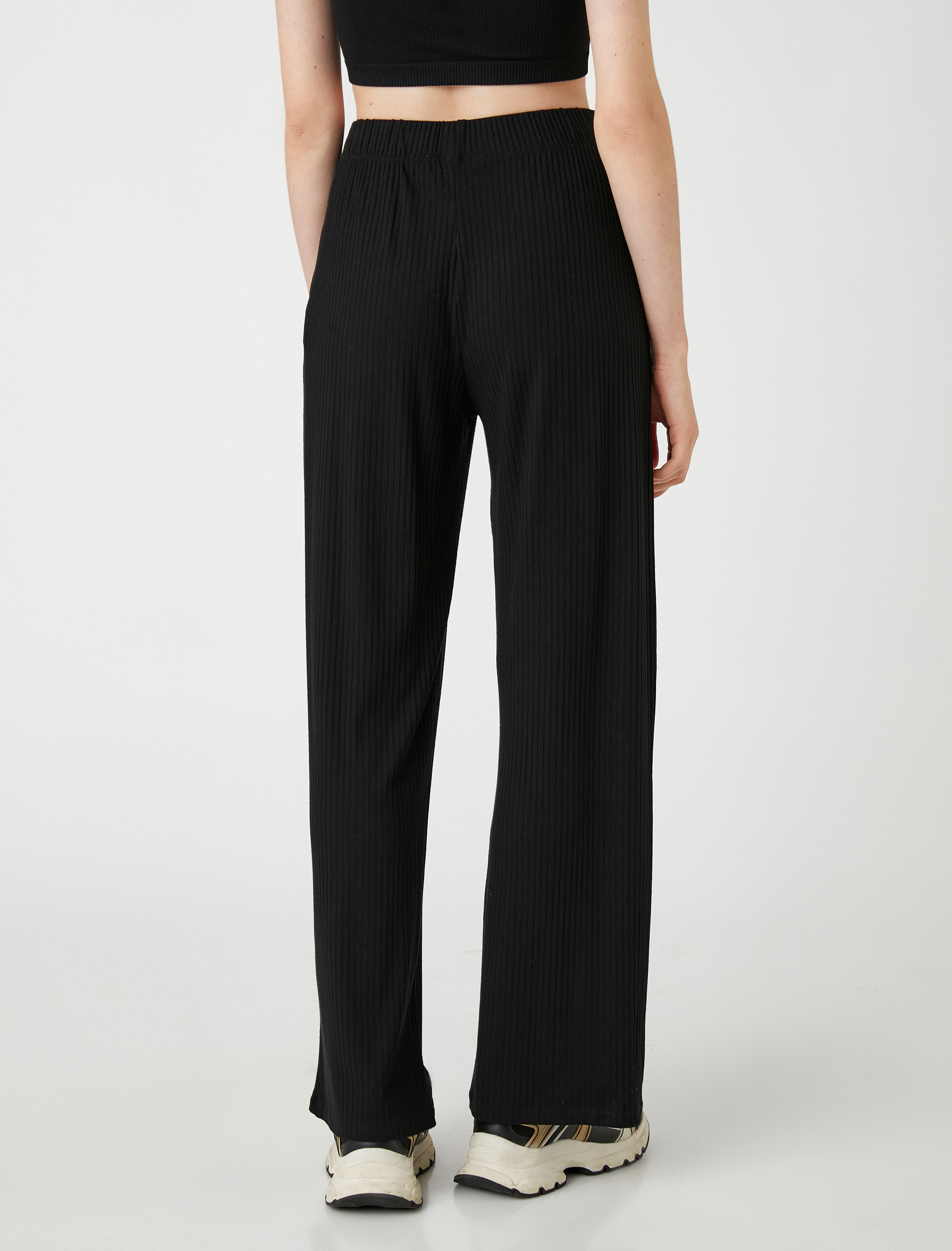   Kaşkorse Eşofman Altı Beli Lastikli Bol Paça