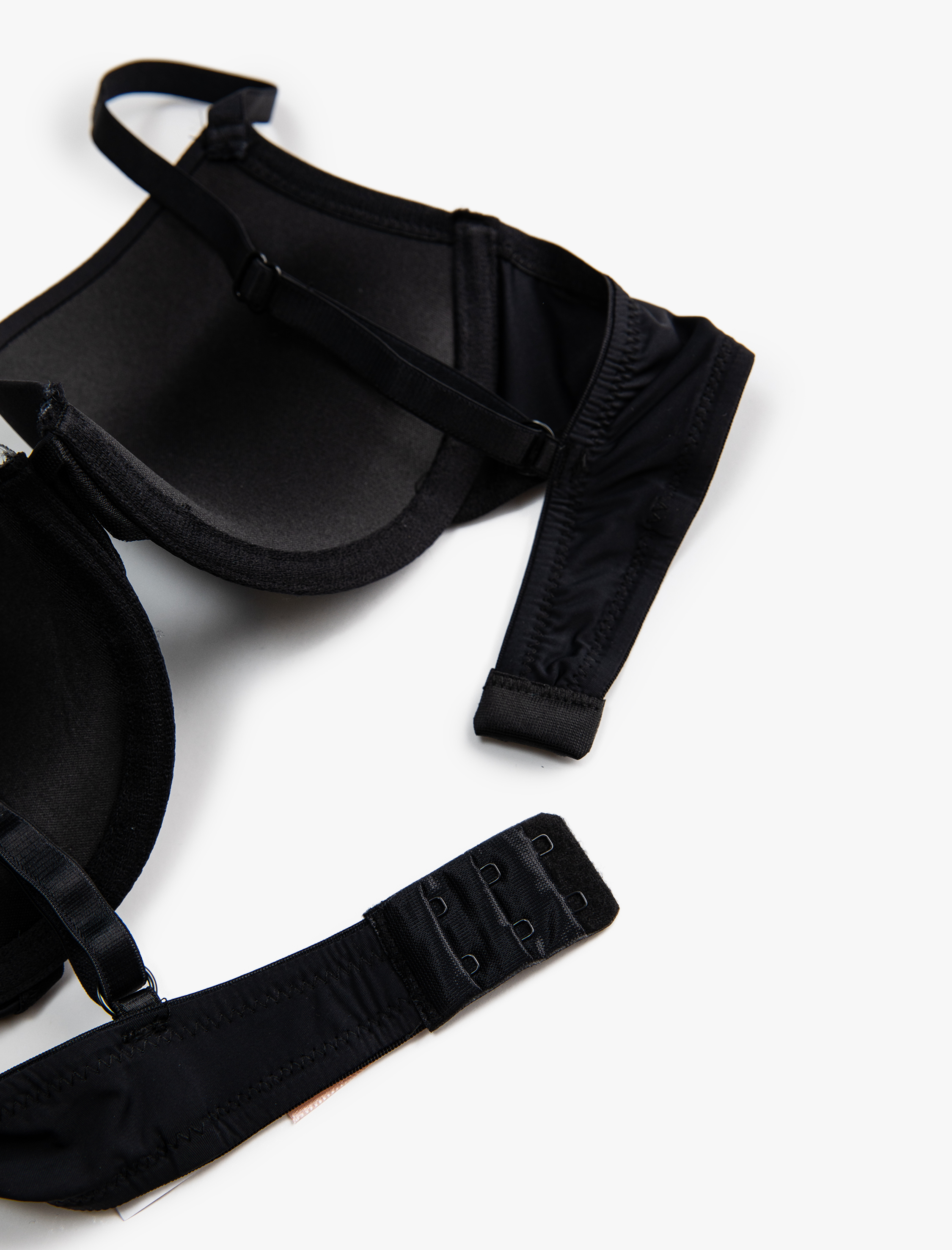   Push Up Sütyen Destekli Balenli Kaplı Dolgulu Çıkarılabilir Askılı