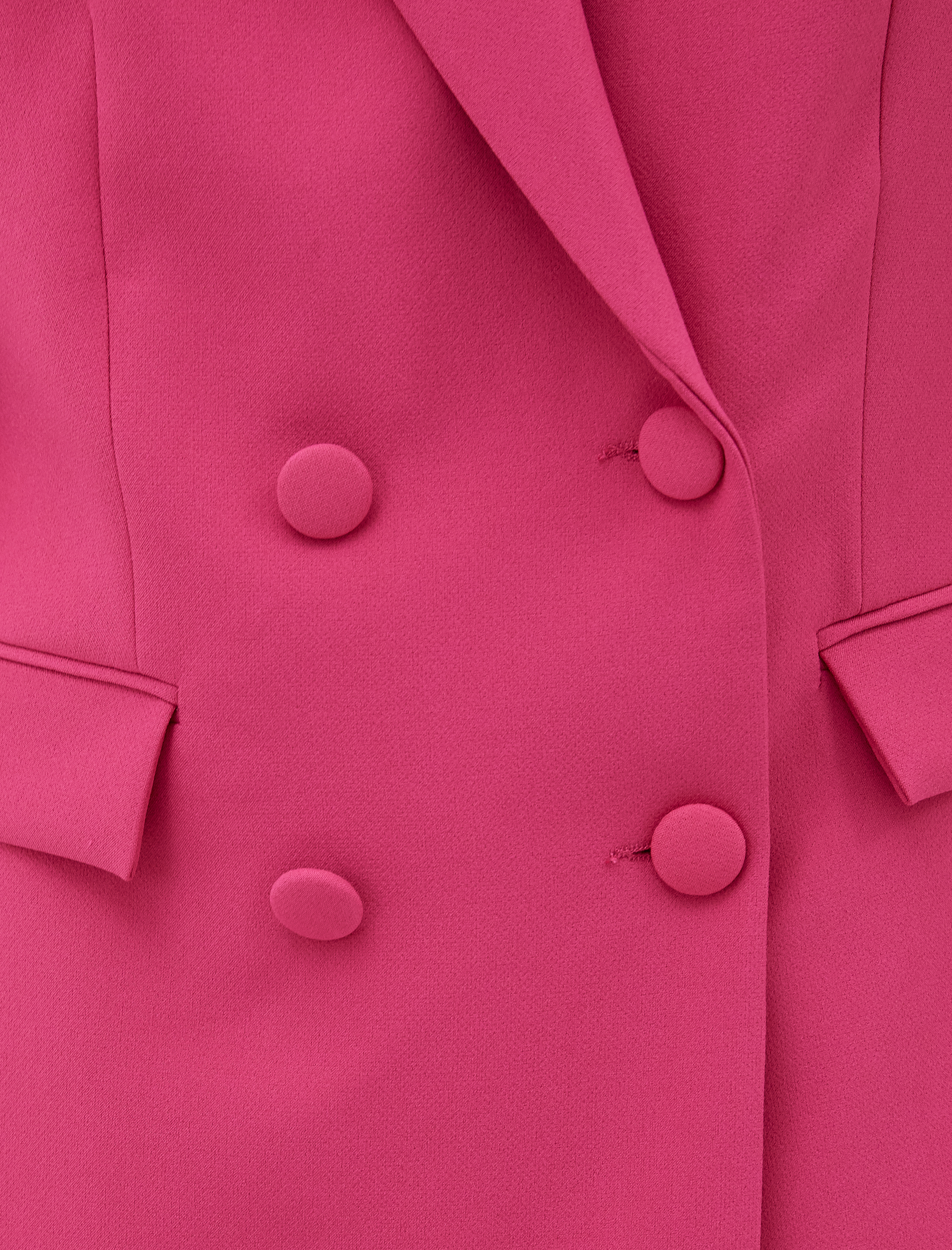   Kruvaze Blazer Ceket Kapaklı Cep Detaylı