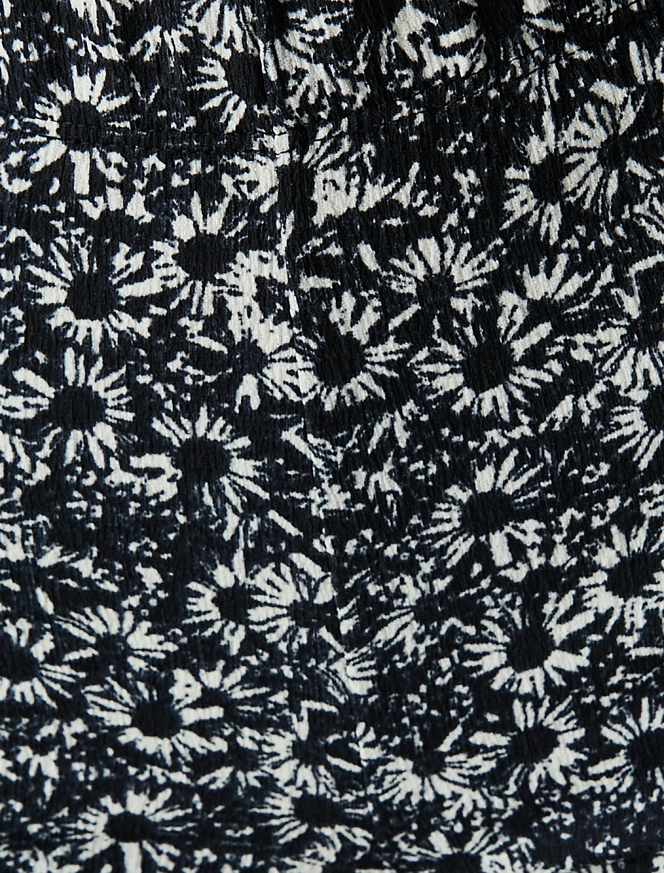   İspanyol Paça Pantolon Çiçekli Yüksek Bel Dar Kesim Bürümcük