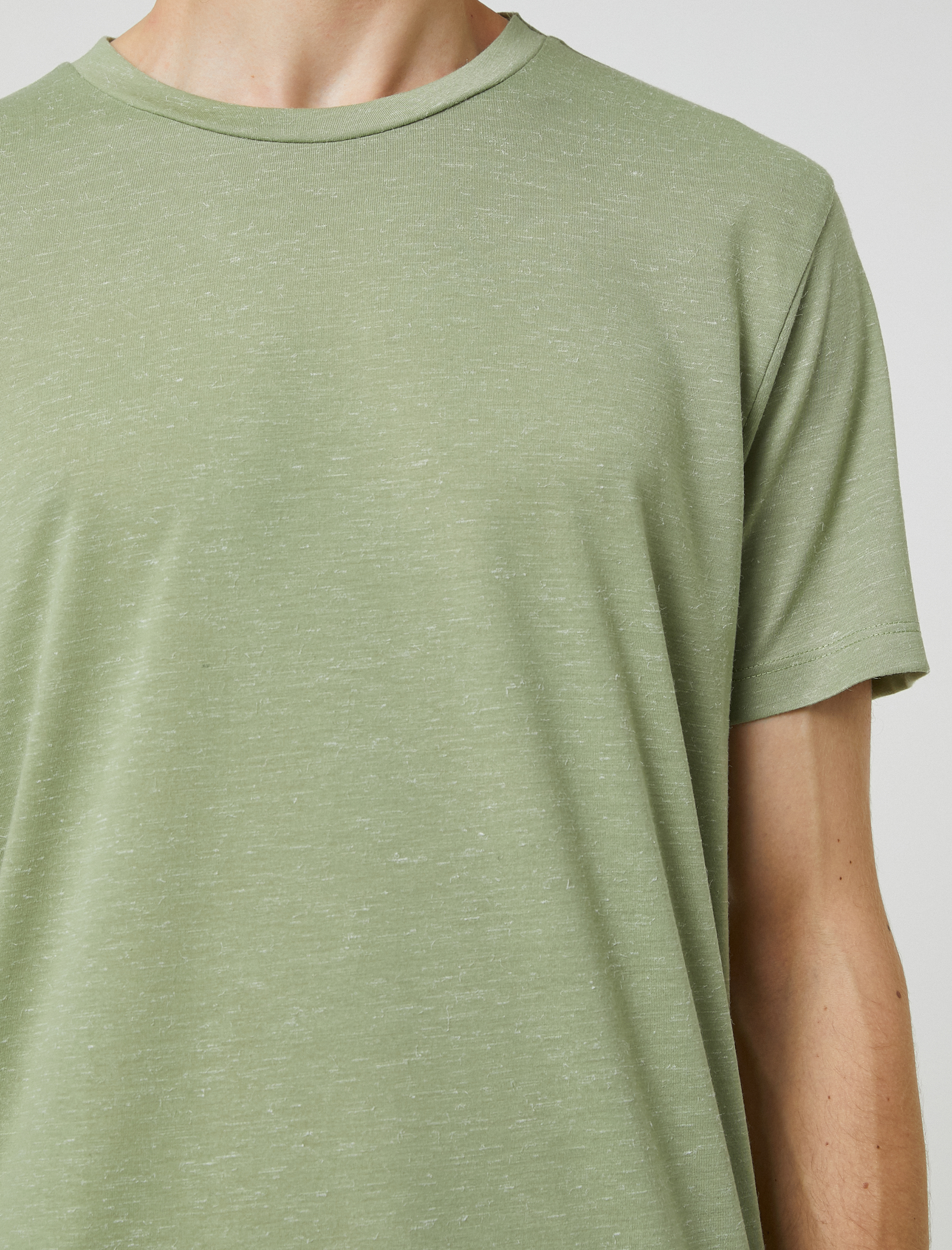   Basic Tişört Bisiklet Yaka Kısa Kollu Dar Kesim