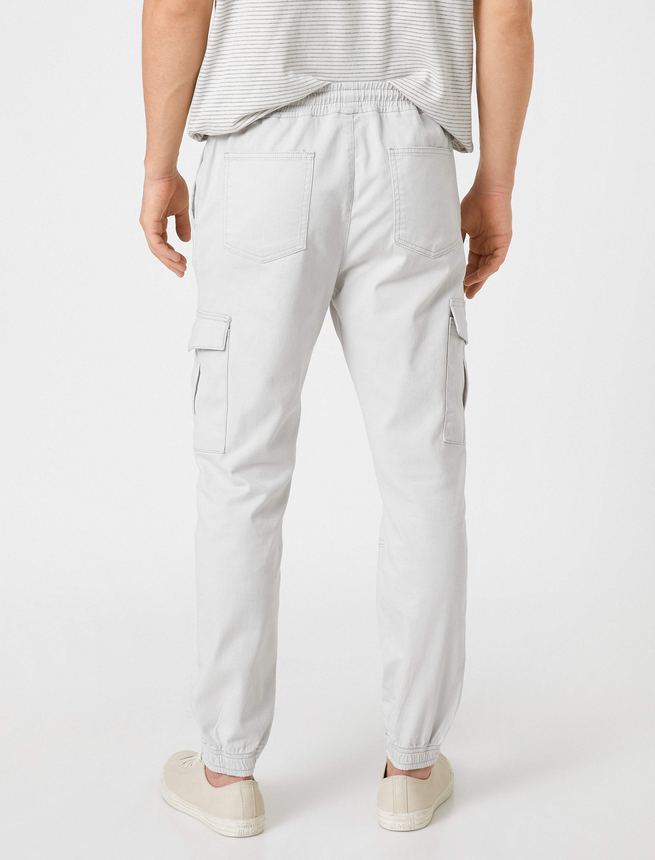 Jogger Kargo Pantolon Beli Bağcıklı Cep Detaylı