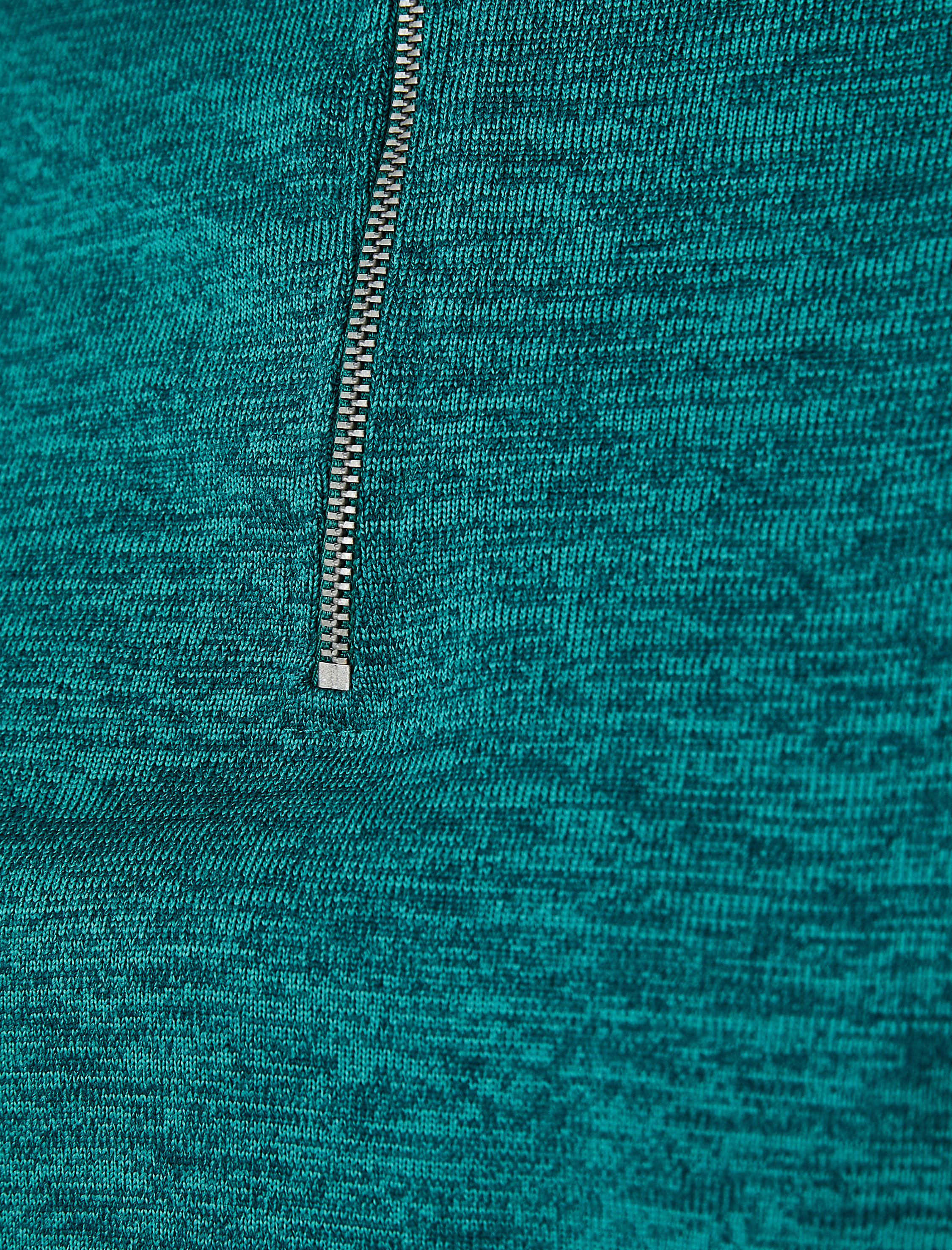   Yarım Fermuarlı Sweatshirt Dik Yaka