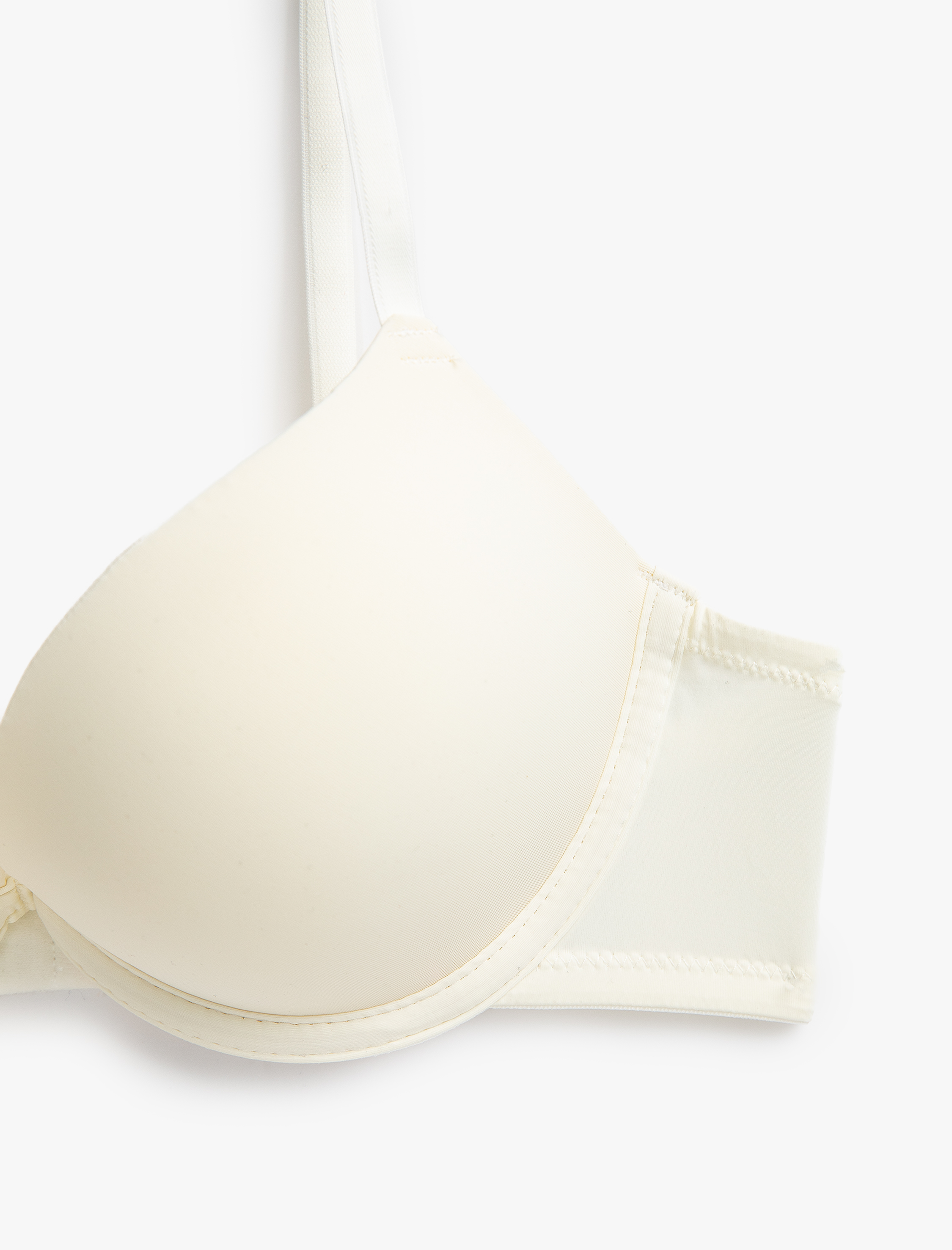   Ekstra Dolgulu Sütyen Destekli Balenli Kaplı İnce Askılı