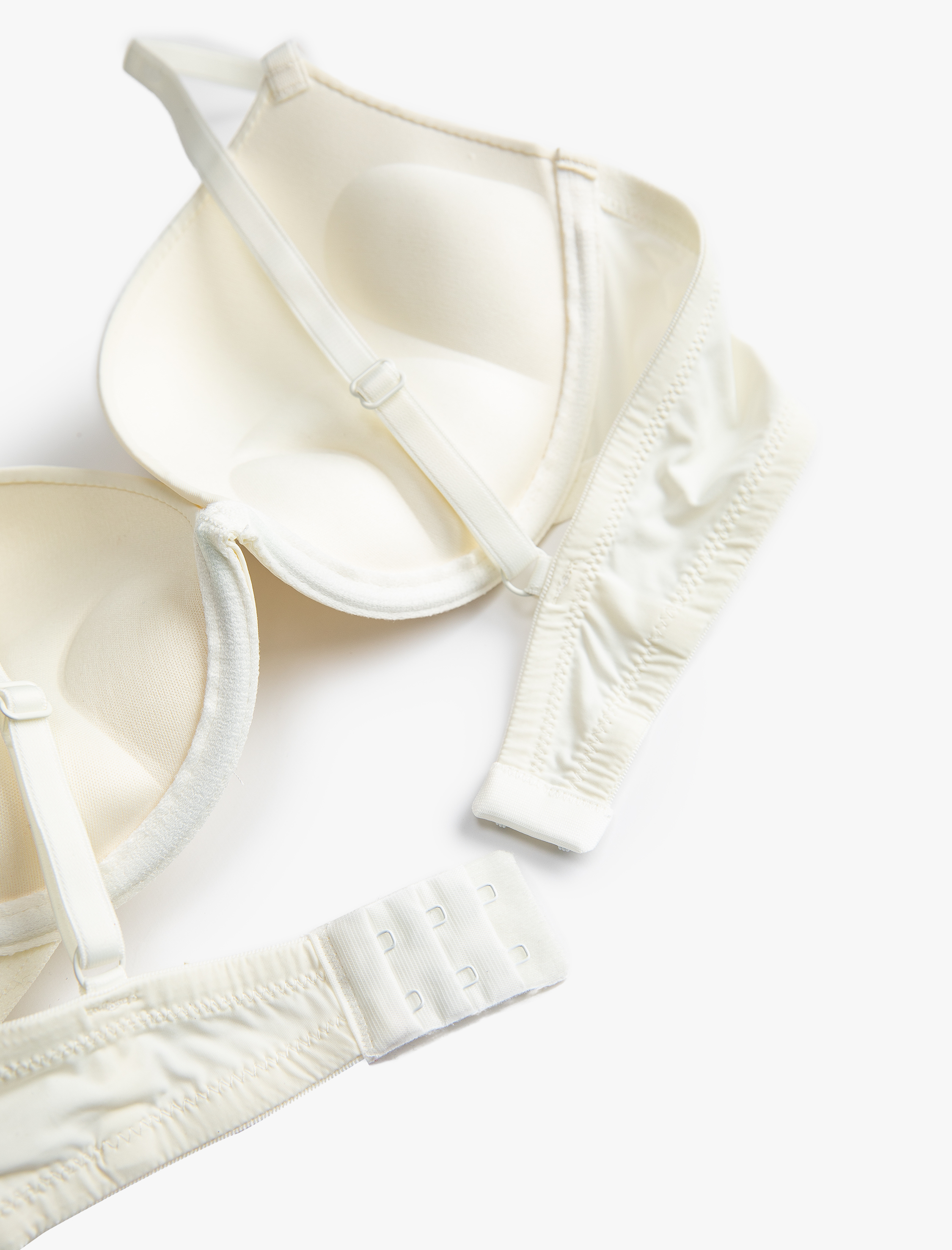   Ekstra Dolgulu Sütyen Destekli Balenli Kaplı İnce Askılı