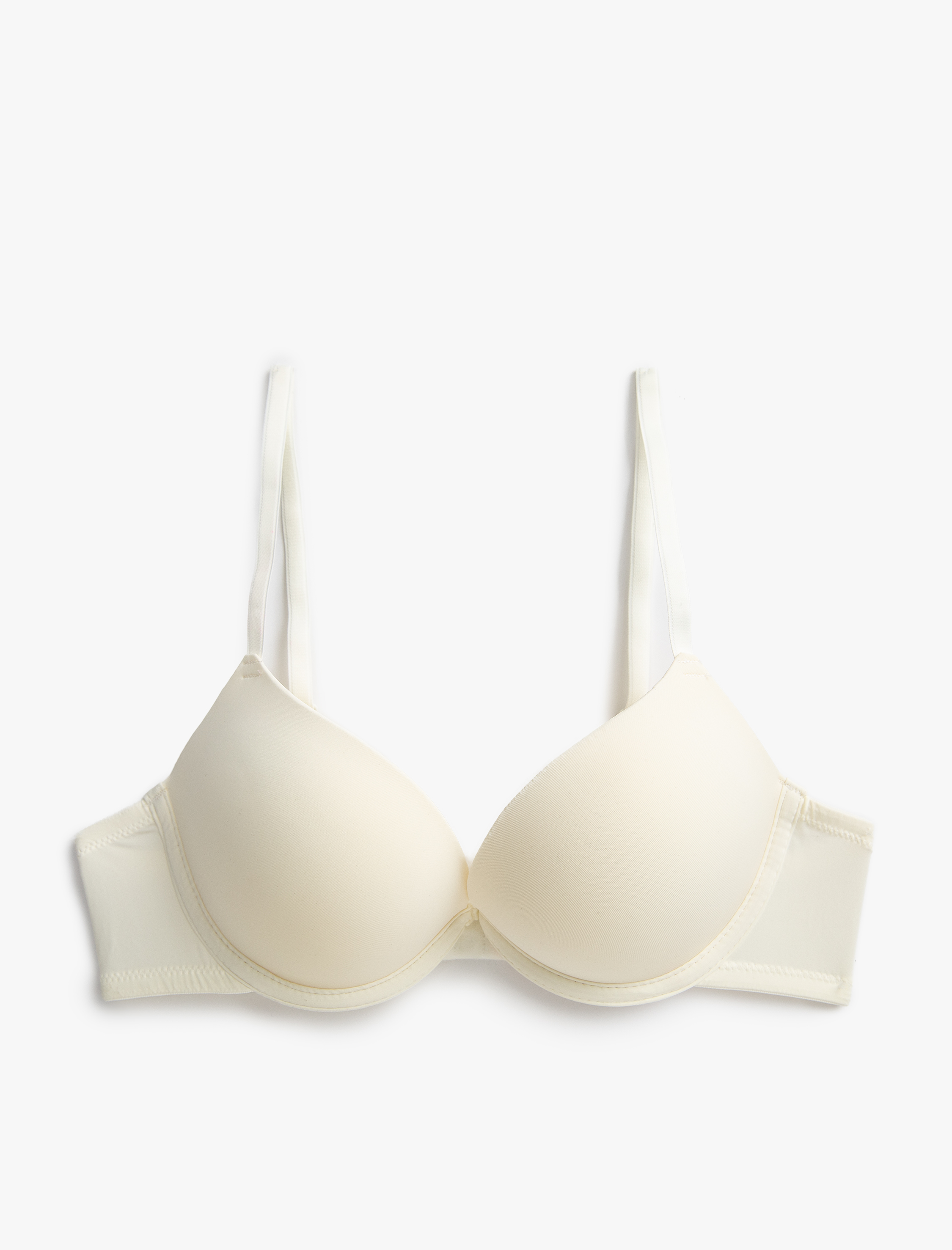   Ekstra Dolgulu Sütyen Destekli Balenli Kaplı İnce Askılı