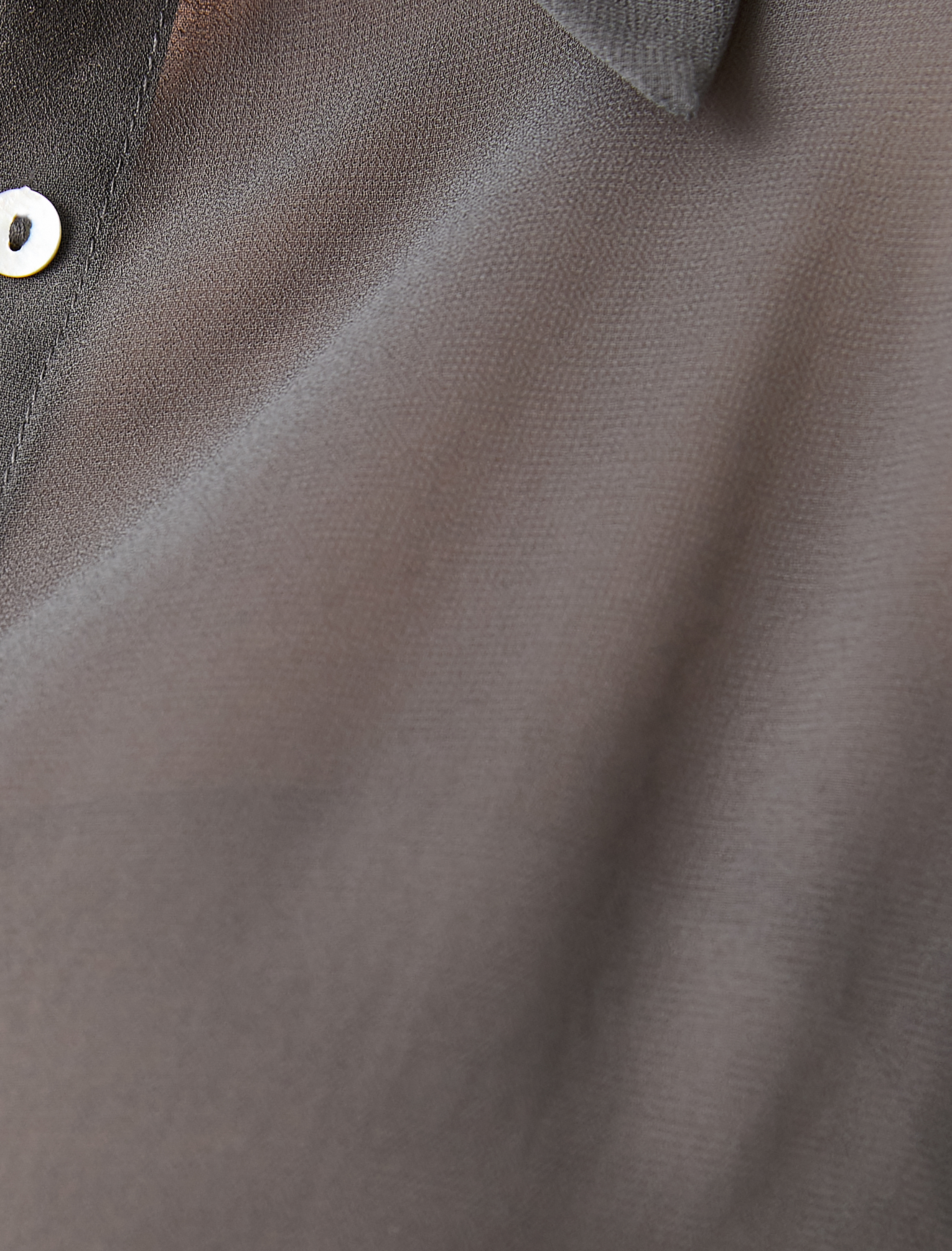   Şifon Gömlek Uzun Kollu Düğmeli