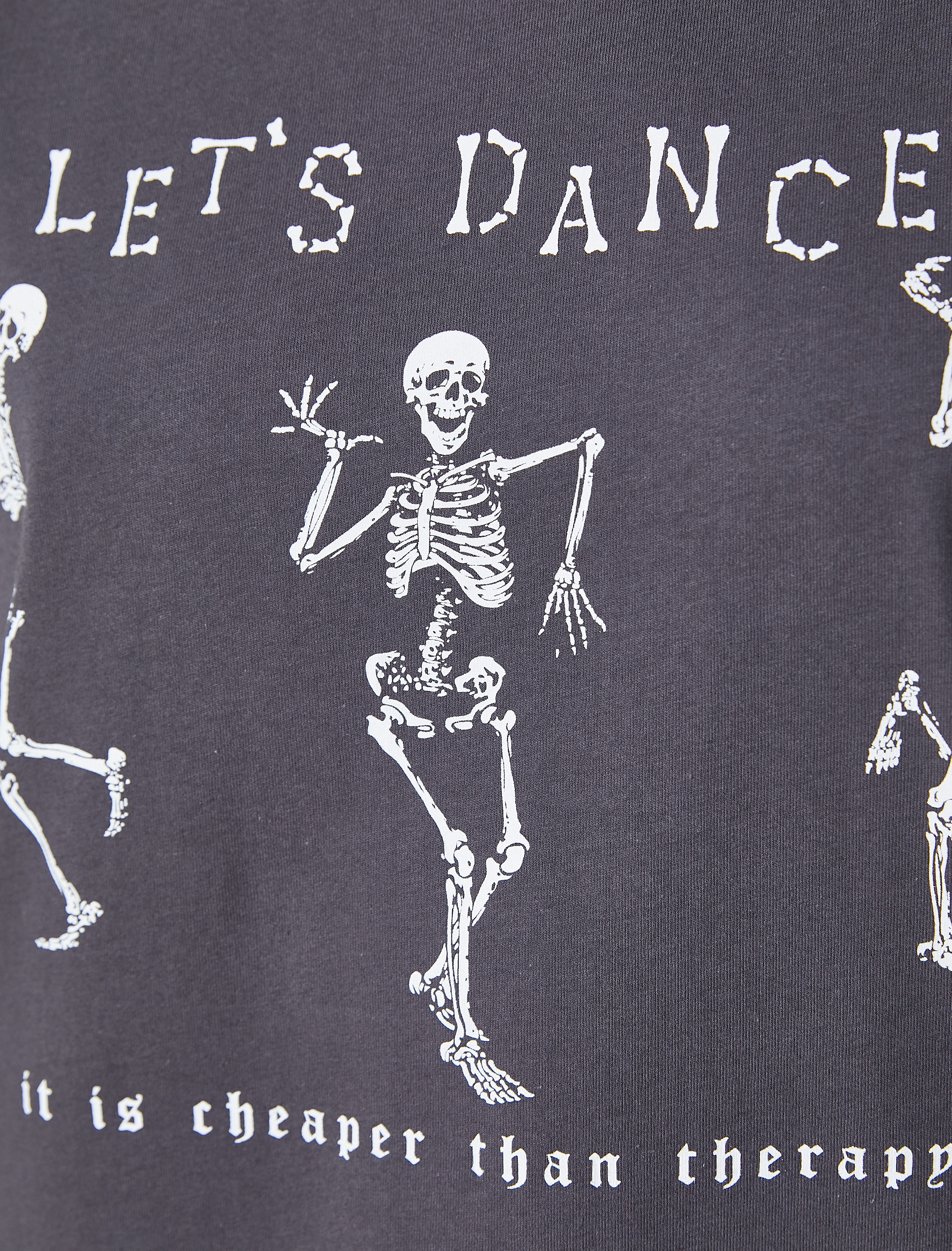   Slogan Baskılı Tişört Bisiklet Yaka Kısa Kollu