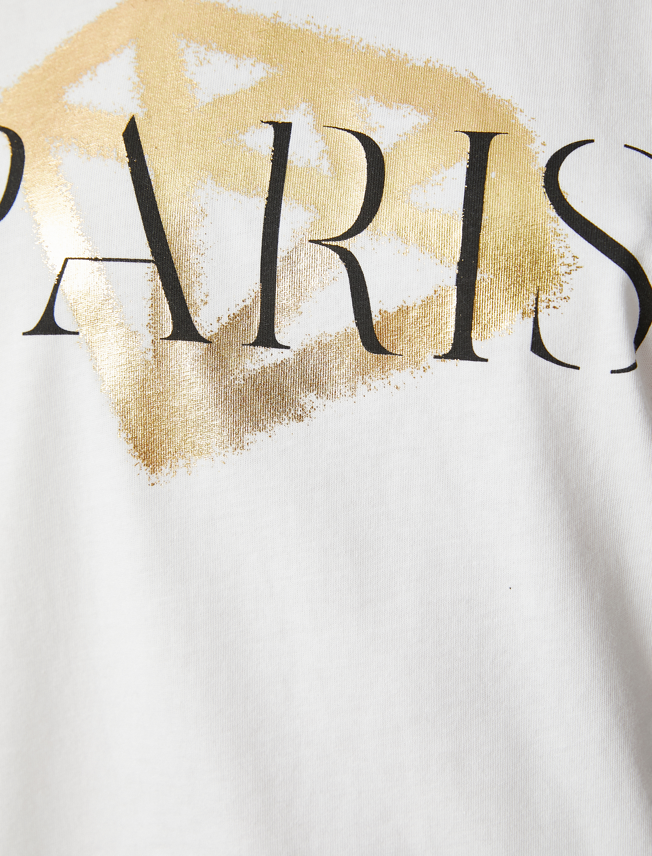   Baskılı Tişört Kısa Kollu Bisiklet Yaka