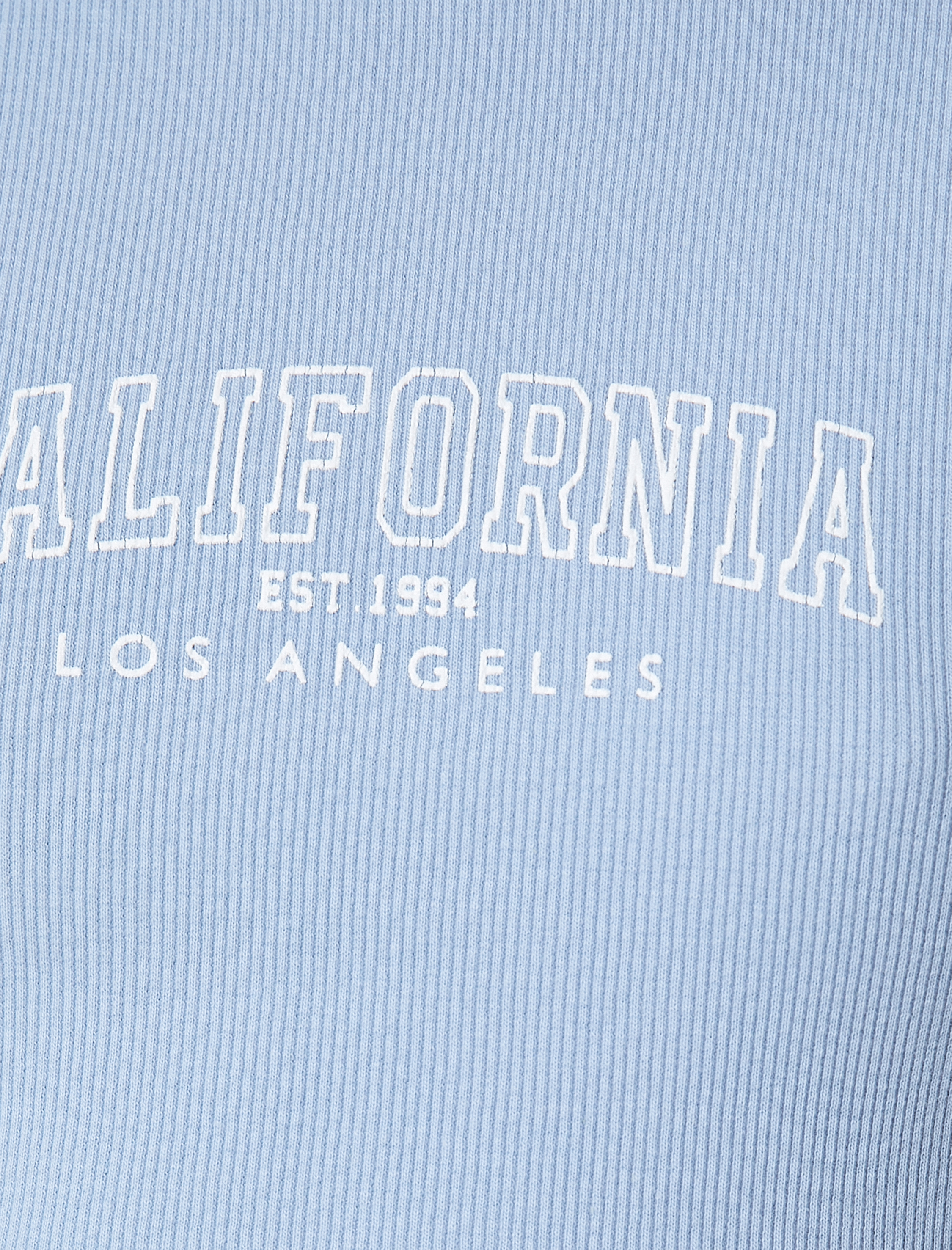   Crop Tişört Yazı Baskılı Kısa Kollu