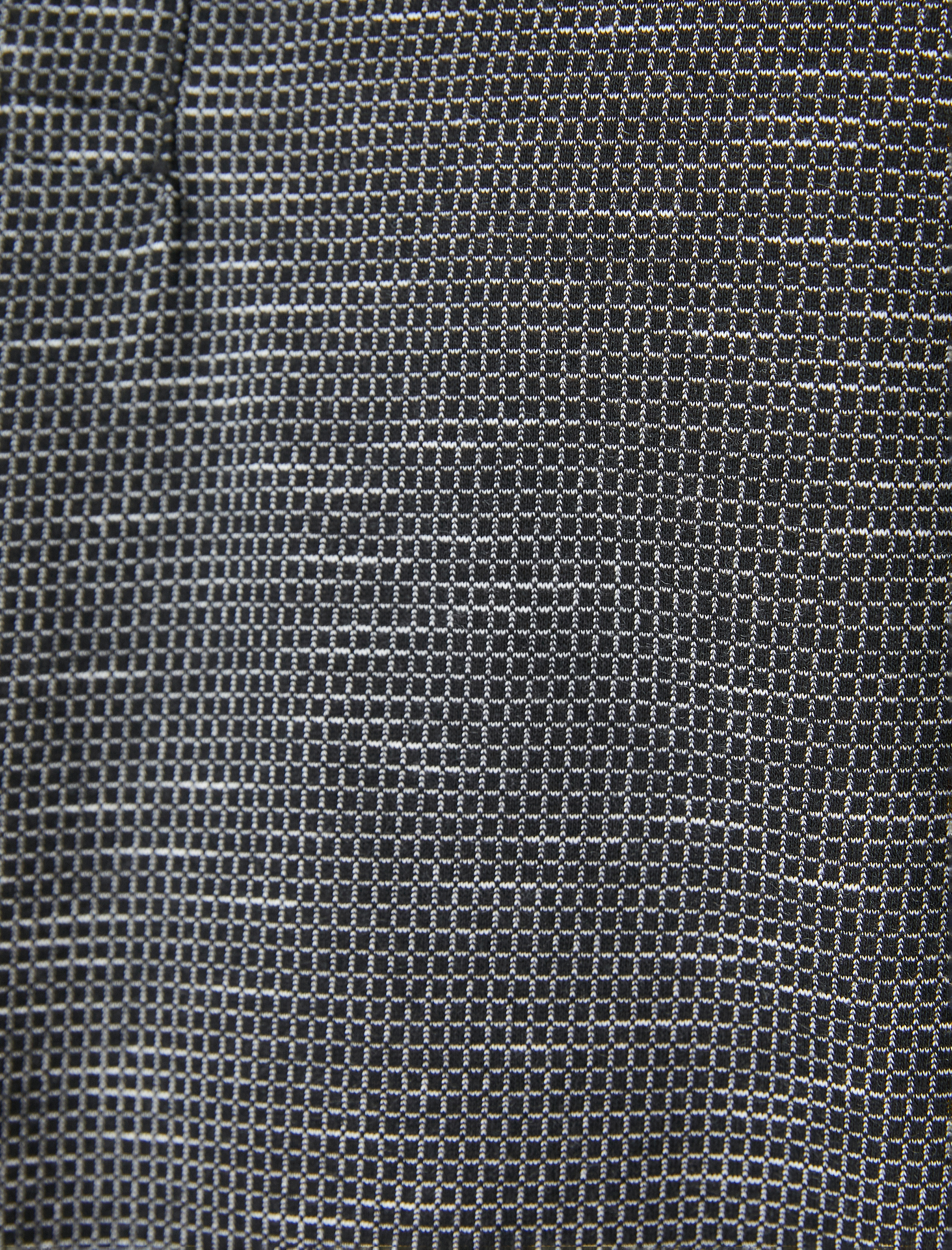   Polo Yaka Tişört Geometrik Baskılı Düğmeli Kısa Kollu Dar Kesim