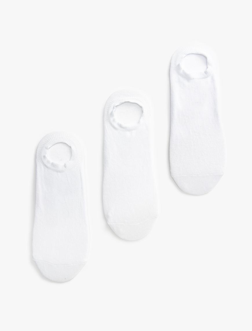  Erkek Basic 3'lü Sneaker Çorap Seti