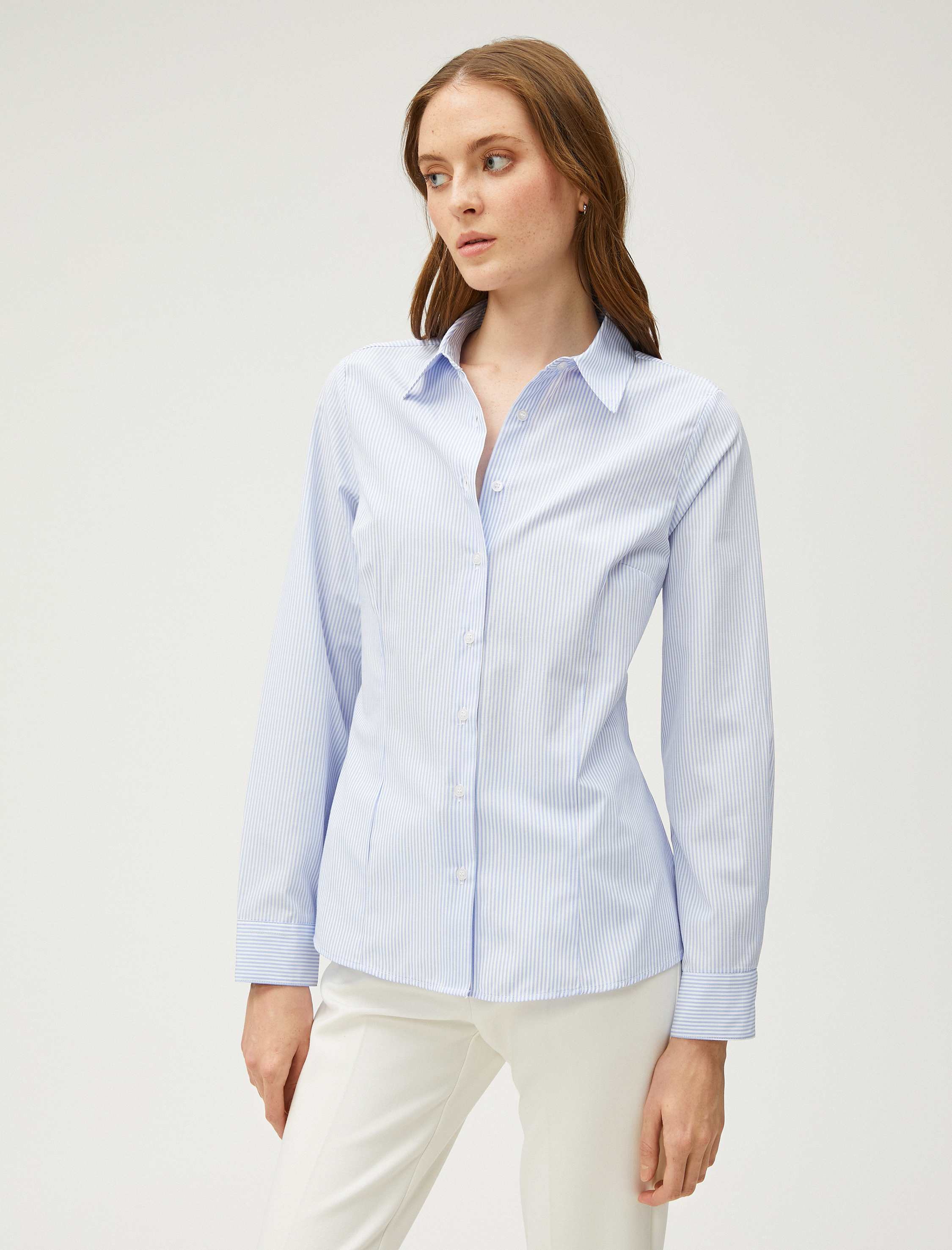   Basic Gömlek Uzun Kollu