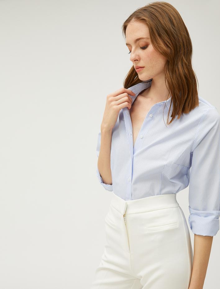  Basic Gömlek Uzun Kollu